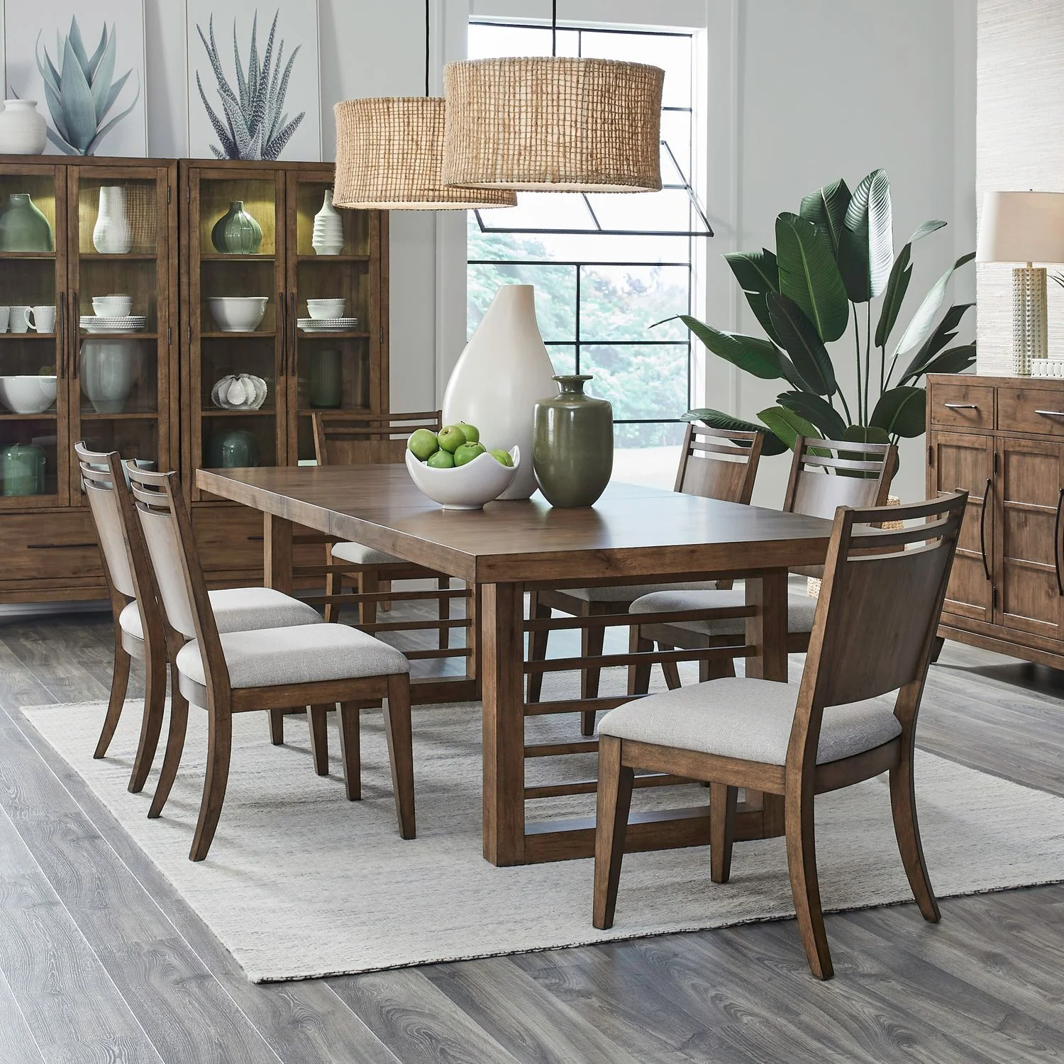 Shaker Lakes - Optional Double Pedestal Table Set - Image 3