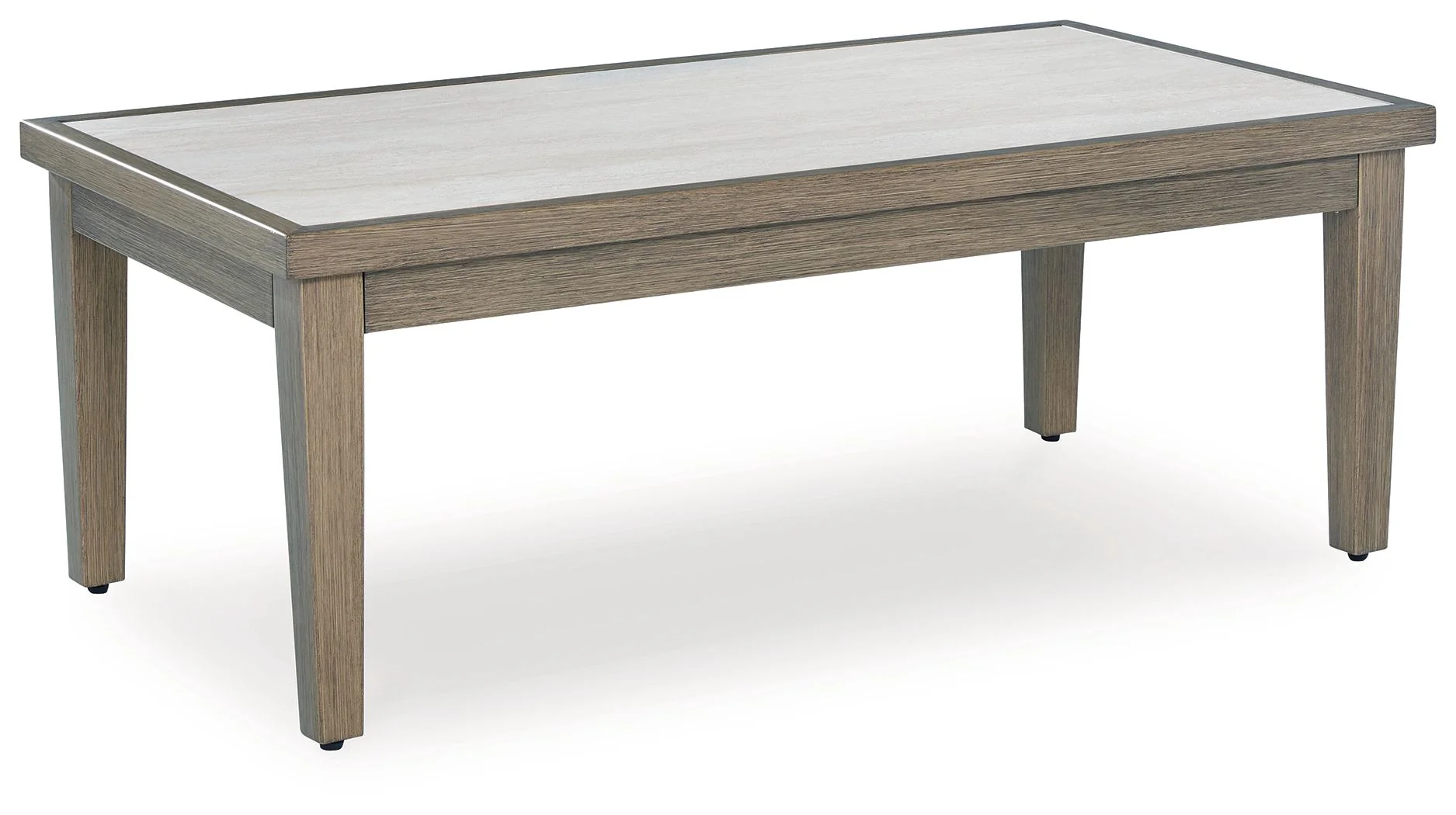 Rainier Ranch - Rectangular Cocktail Table - Brown / Beige - Image 1