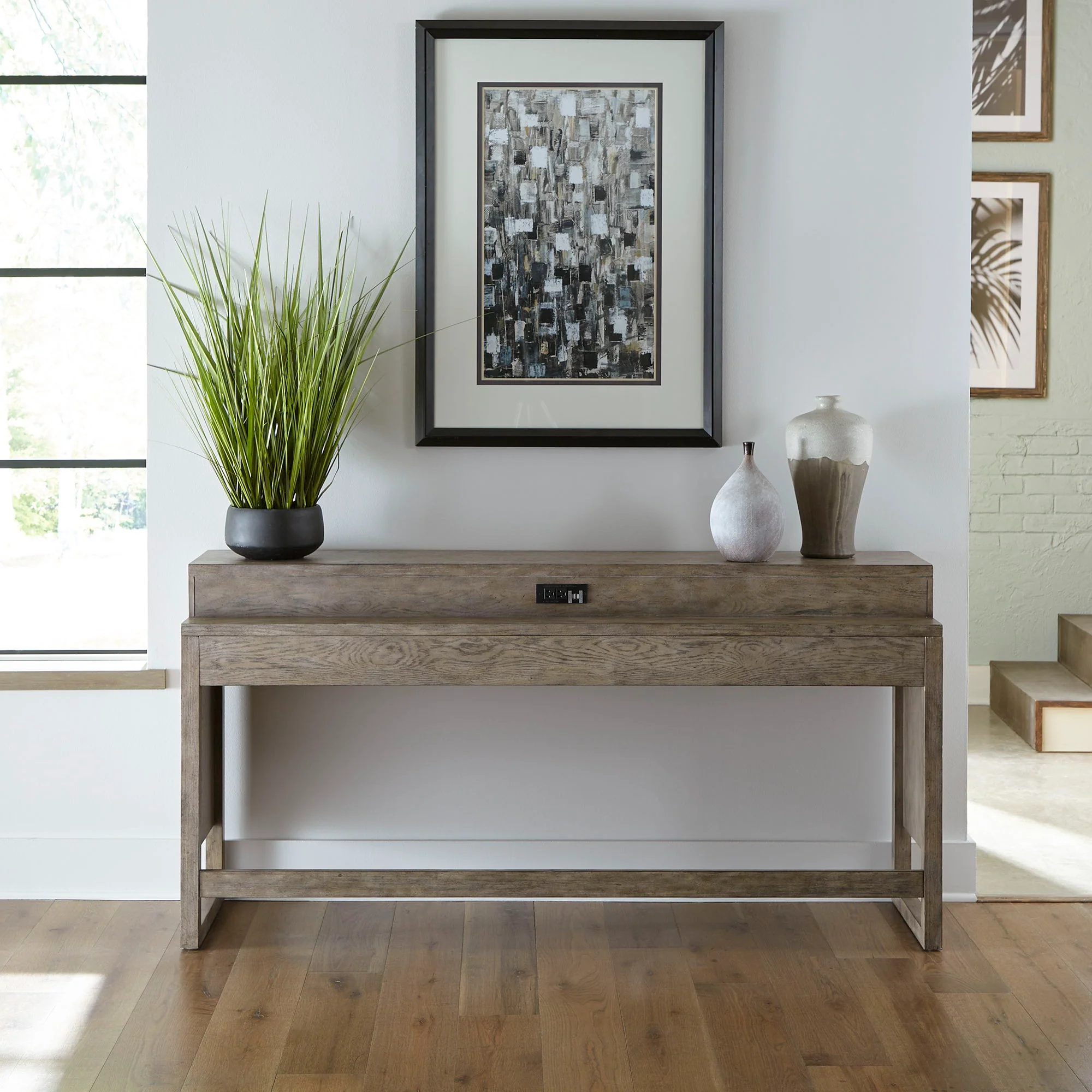 Bartlett Field – Console Bar Table – Dusty Taupe