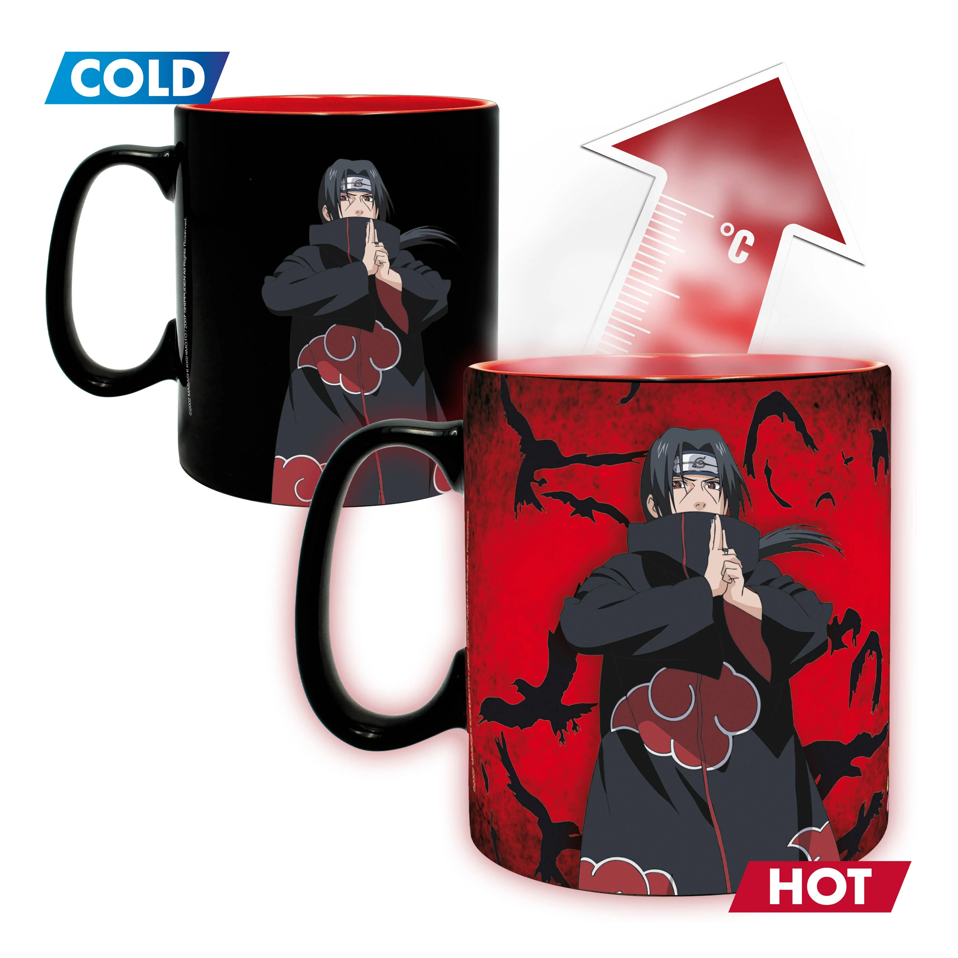 Naruto Shippuden Sharingan Heat Change Ceramic Mug 16Oz & Coaster Set - Image 3