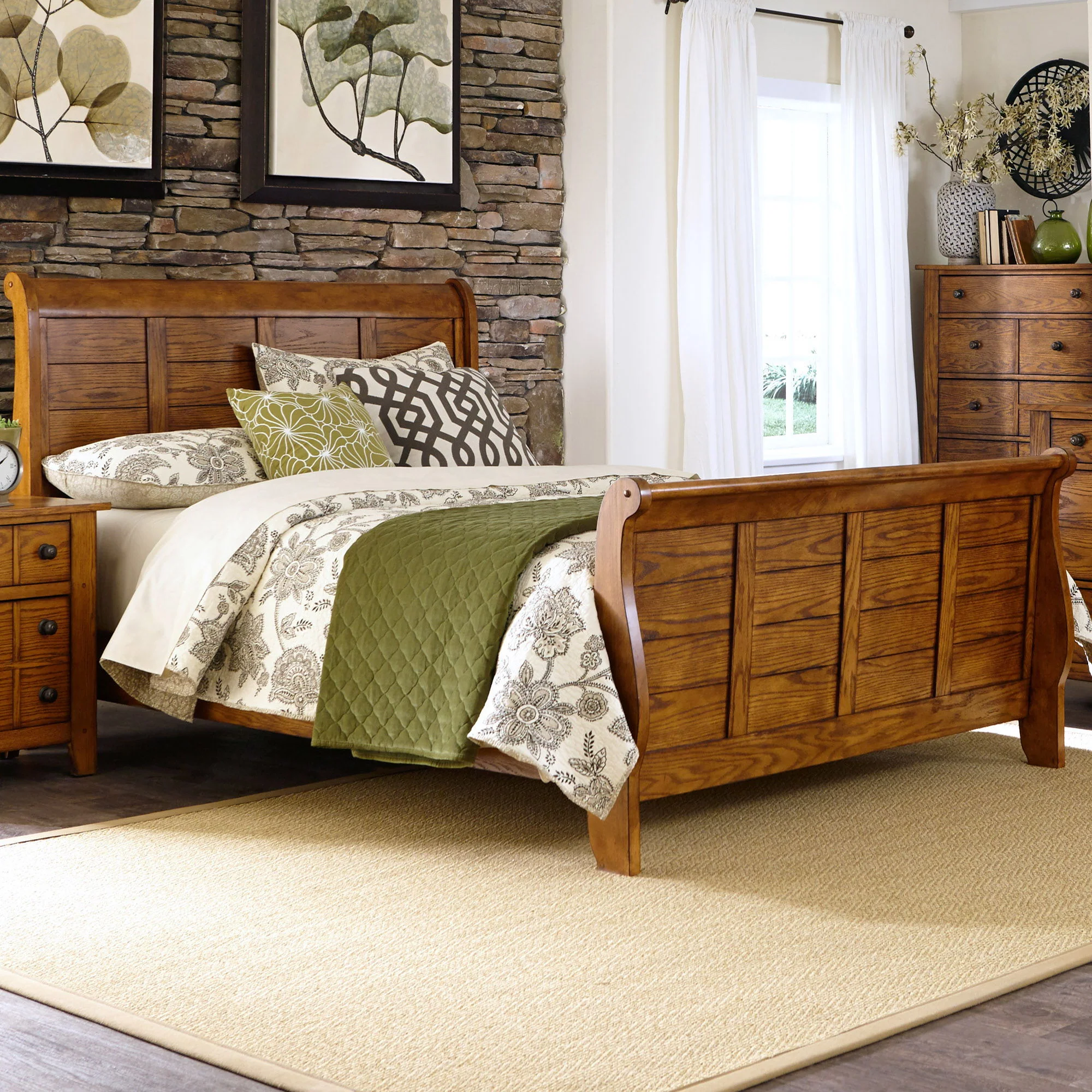 Grandpas Cabin – Sleigh Bed