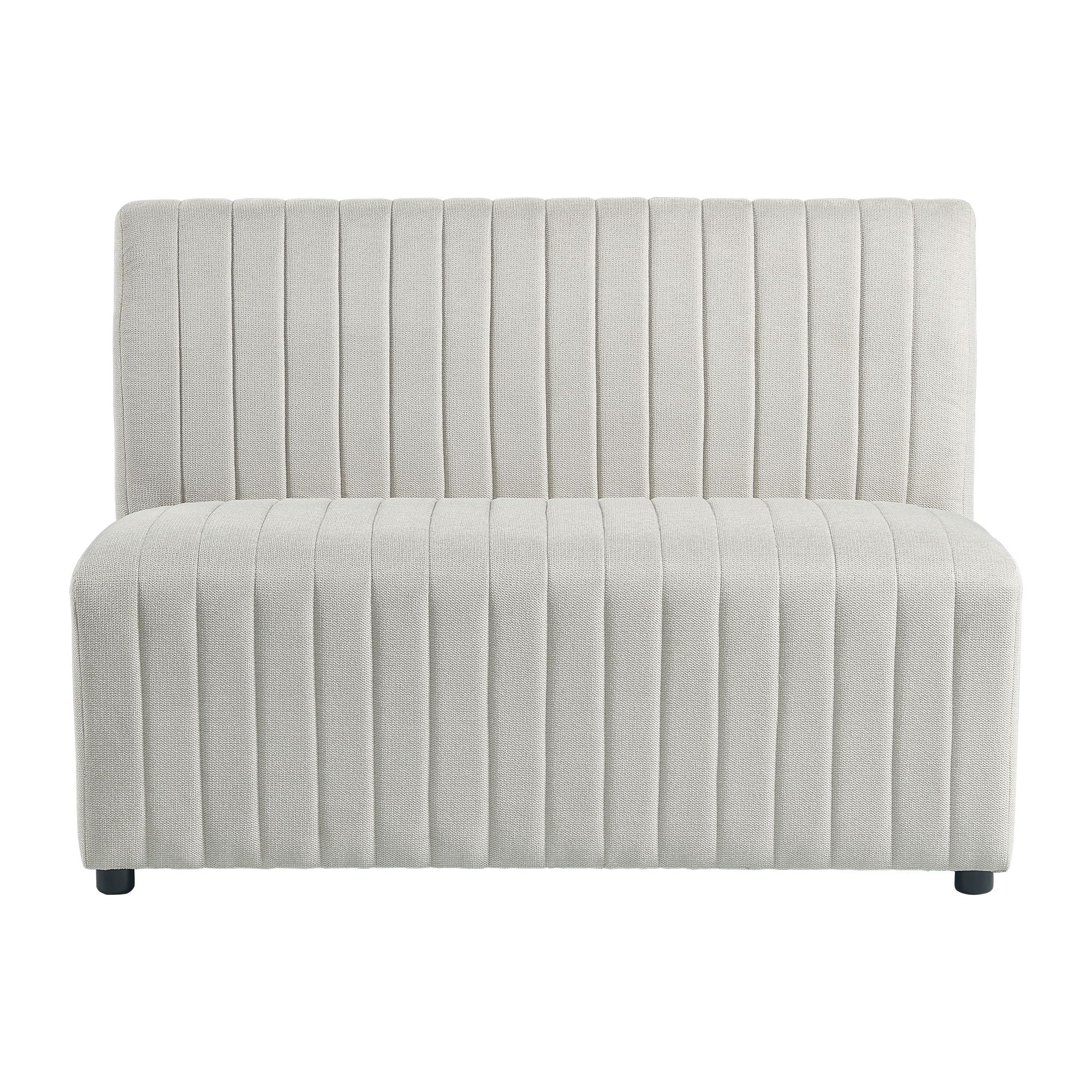 Jemma - Dining Bench - Beige Linen - Image 3