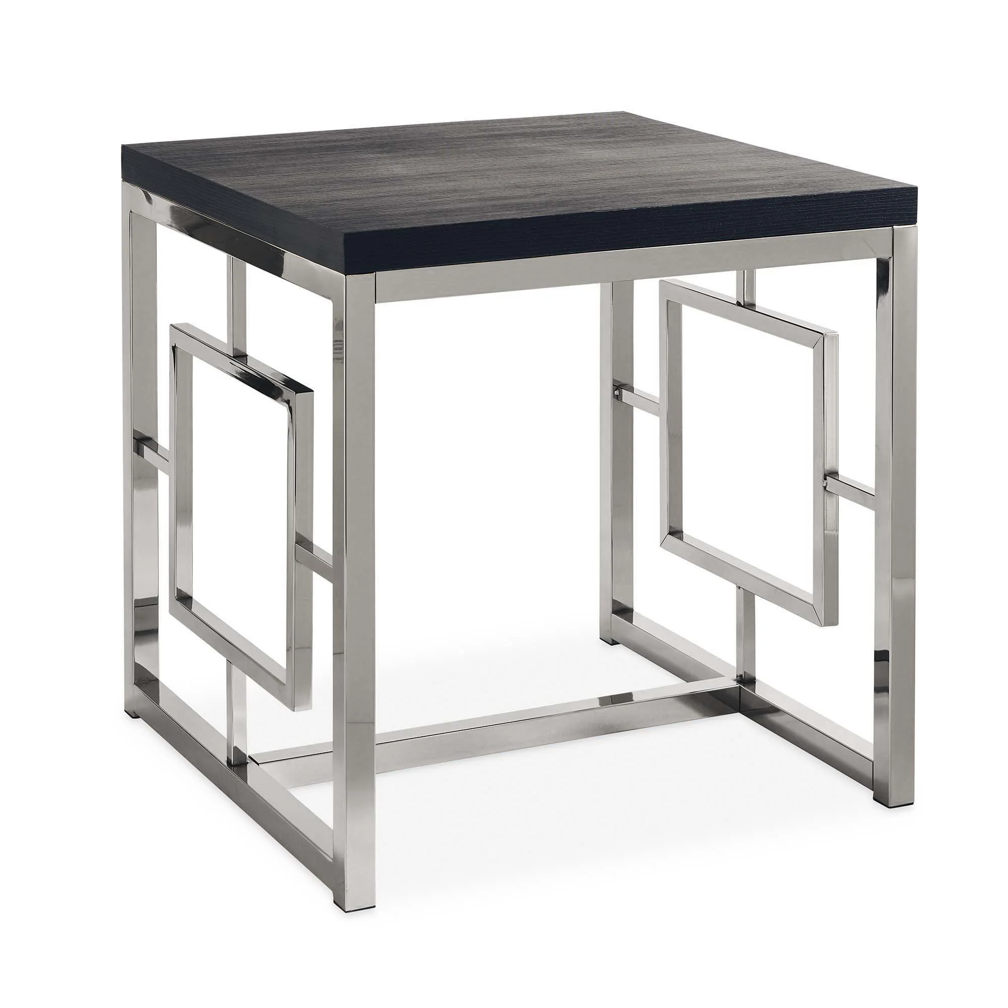 Ezra – 24″ End Table – Chrome