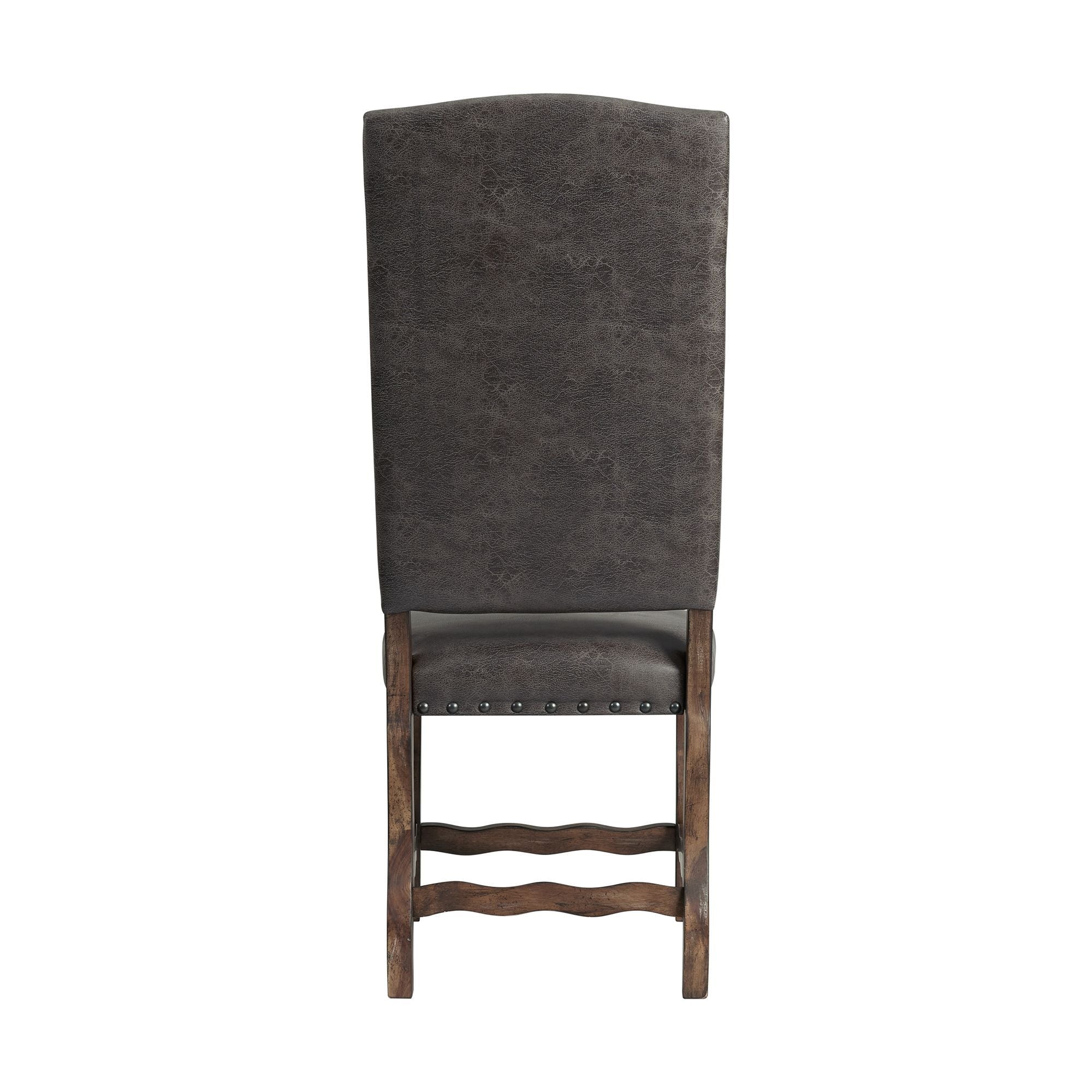 Gramercy - Tufted Tall Back Side Chair (Set of 2) - Chocolate - Image 3