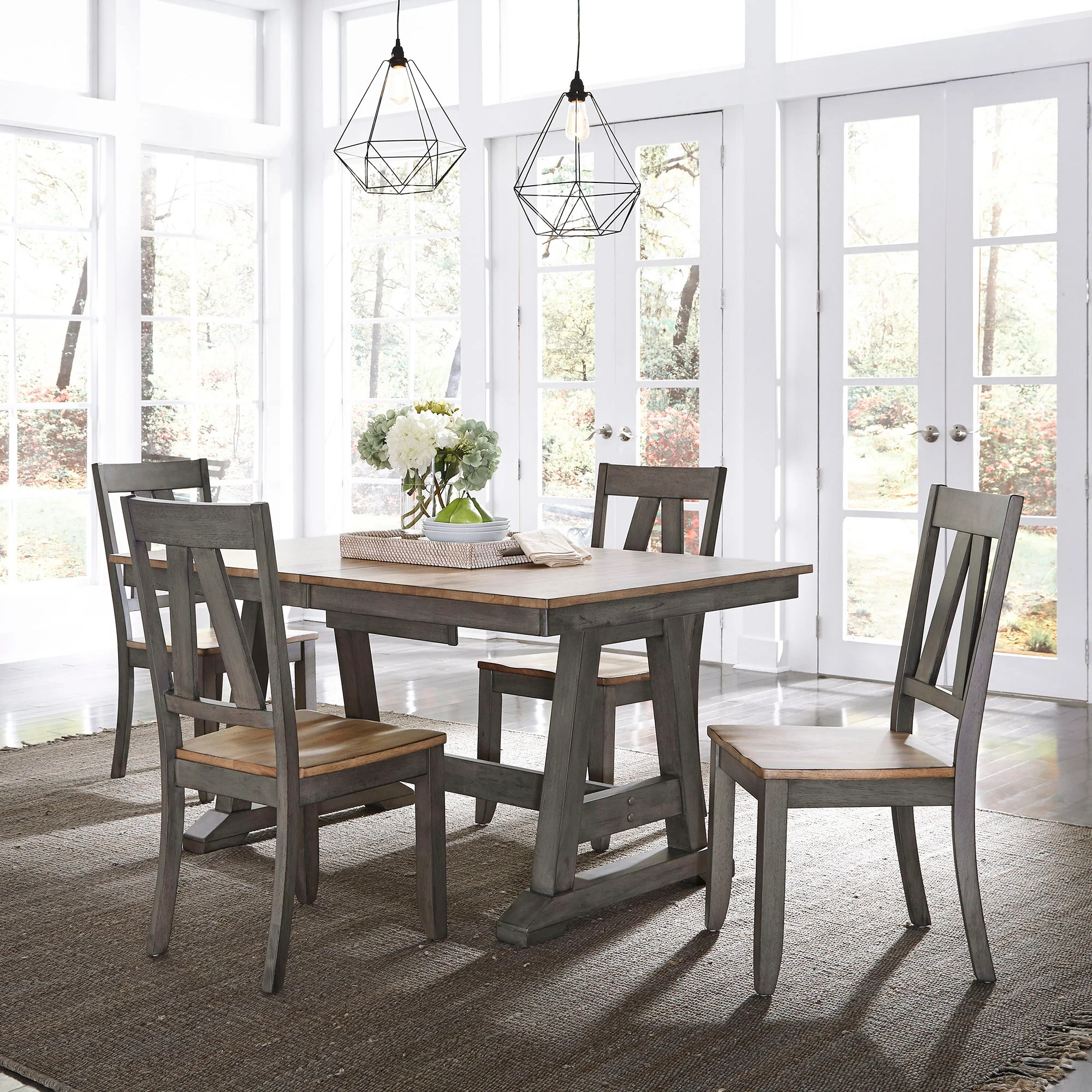 Lindsey Farm - Trestle Table Set - Image 1