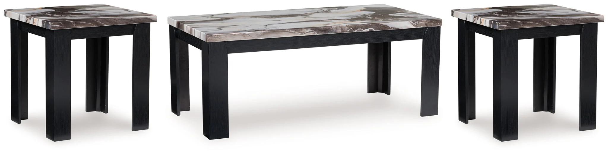 Jazmore - Occasional Table Set (Set of 3) - Dark Brown - Image 1