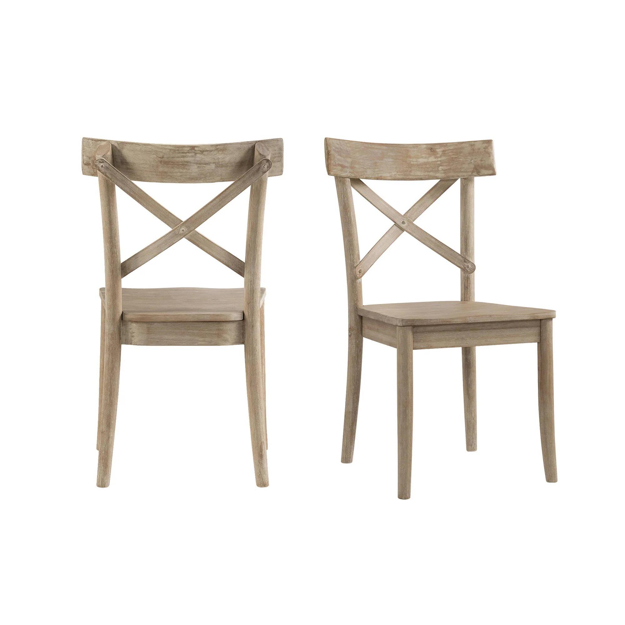 Callista - X-Back Wooden Side Chair (Set of 2) - Beach - Image 1