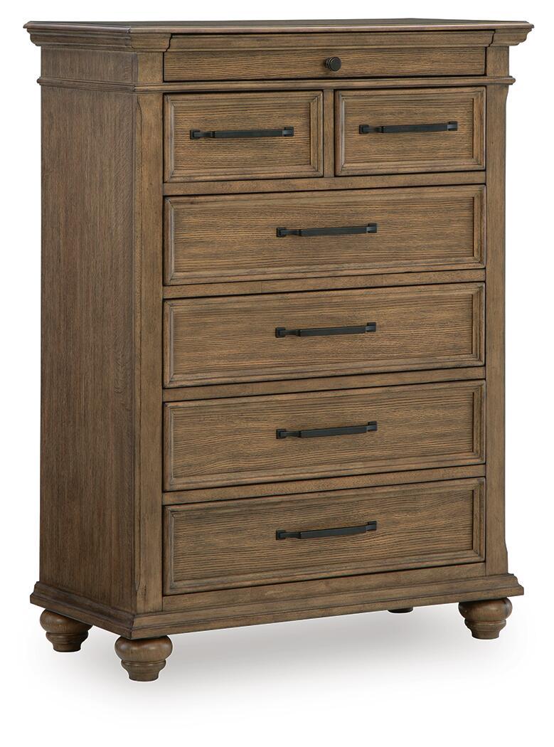 Karallin - Seven Drawer Chest - Medium Brown - Image 1