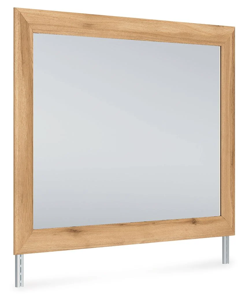 Aleaport - Bedroom Mirror - Warm Brown - Image 1
