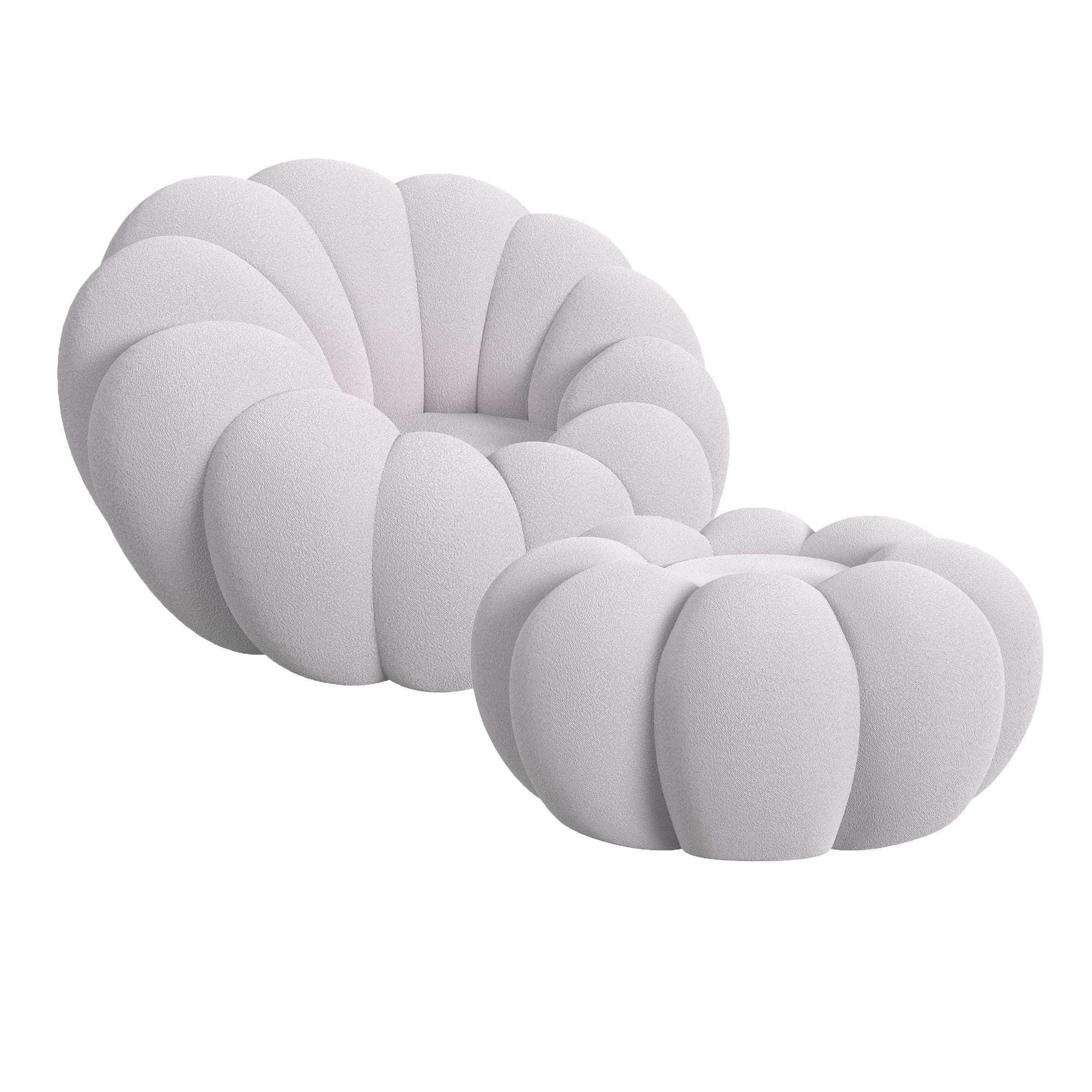 Bubble - Swivel Chair And Ottoman - Image 2