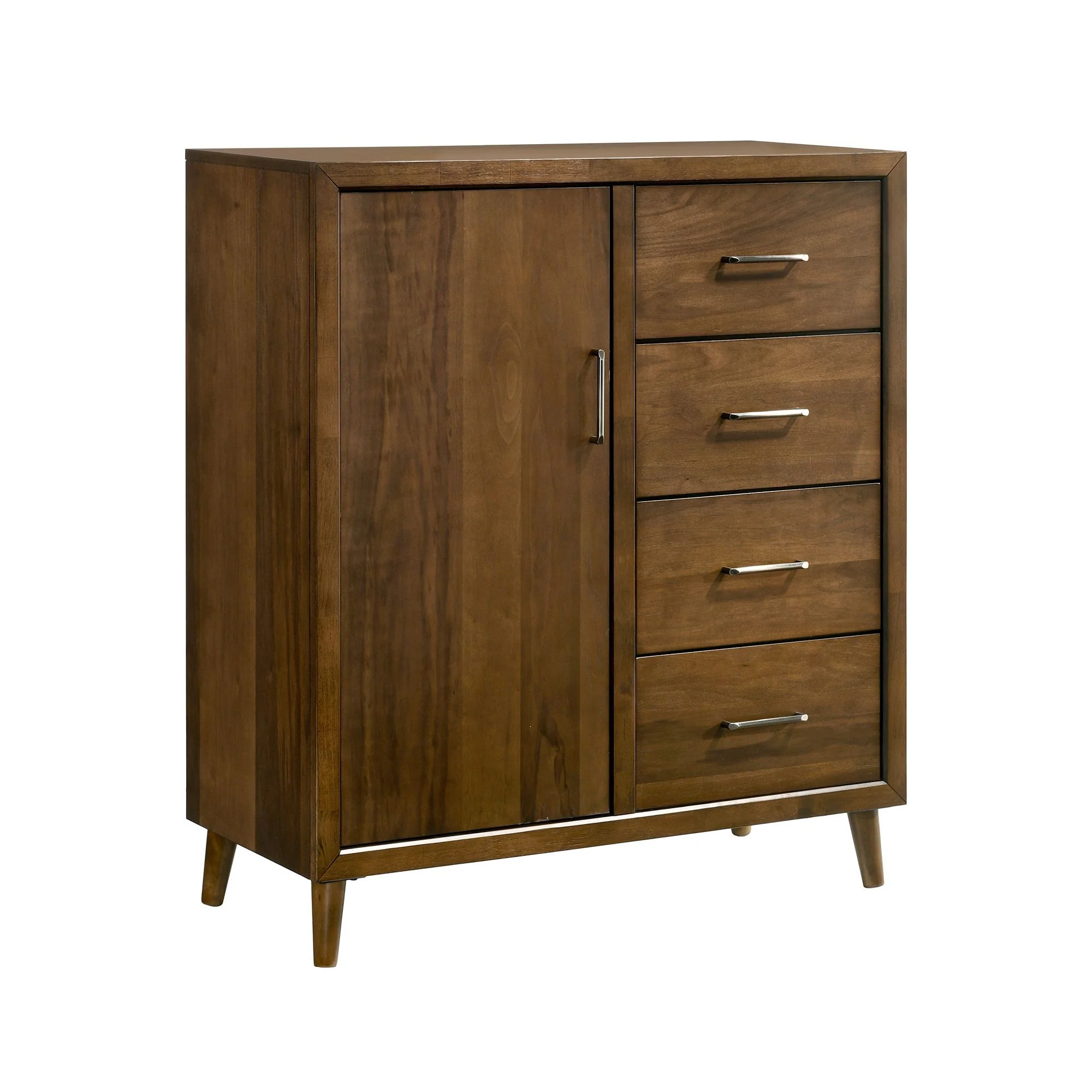 Malibu - 4-Drawer Chest - Walnut - Image 1