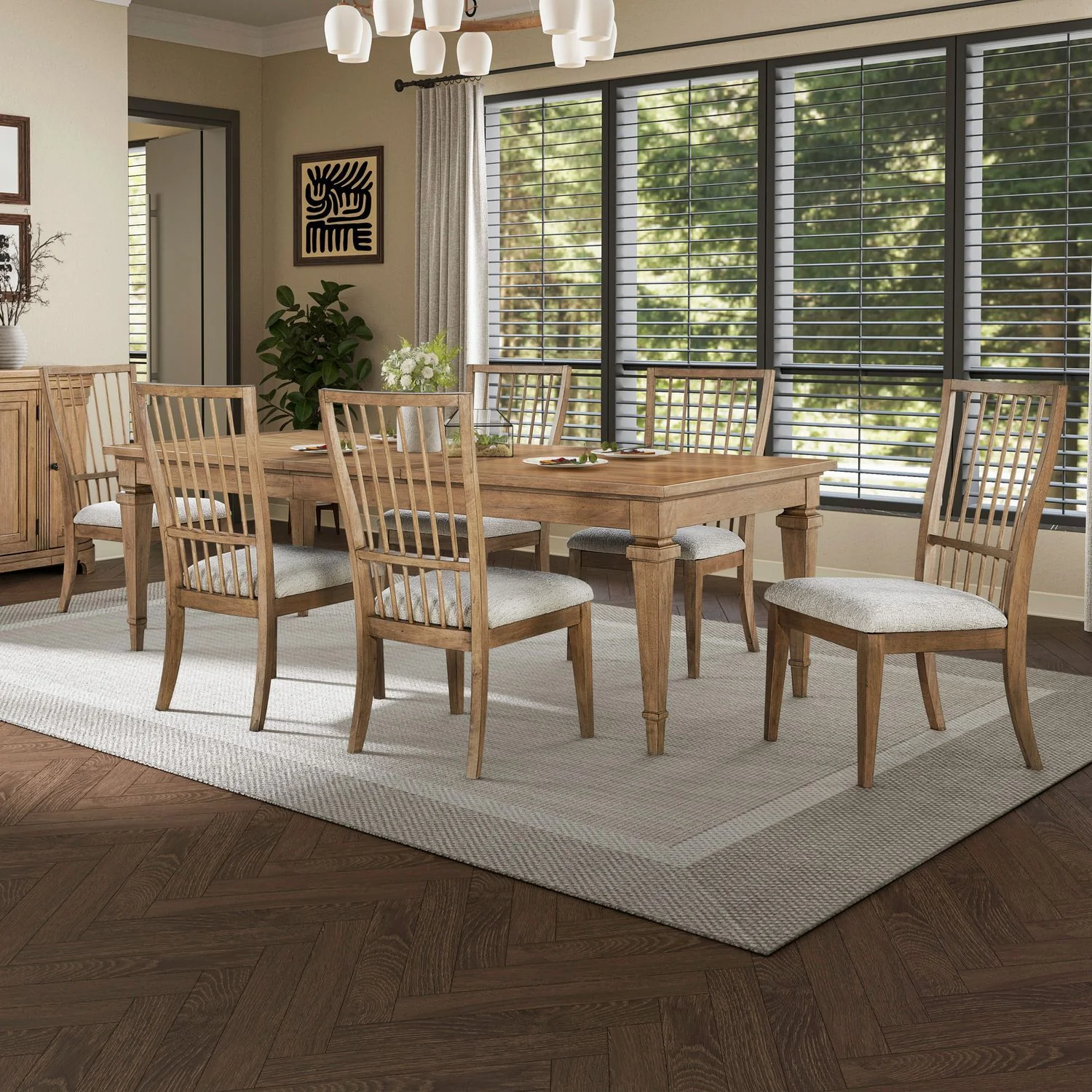 Haven Hills - Rectangular Table Set - Image 2