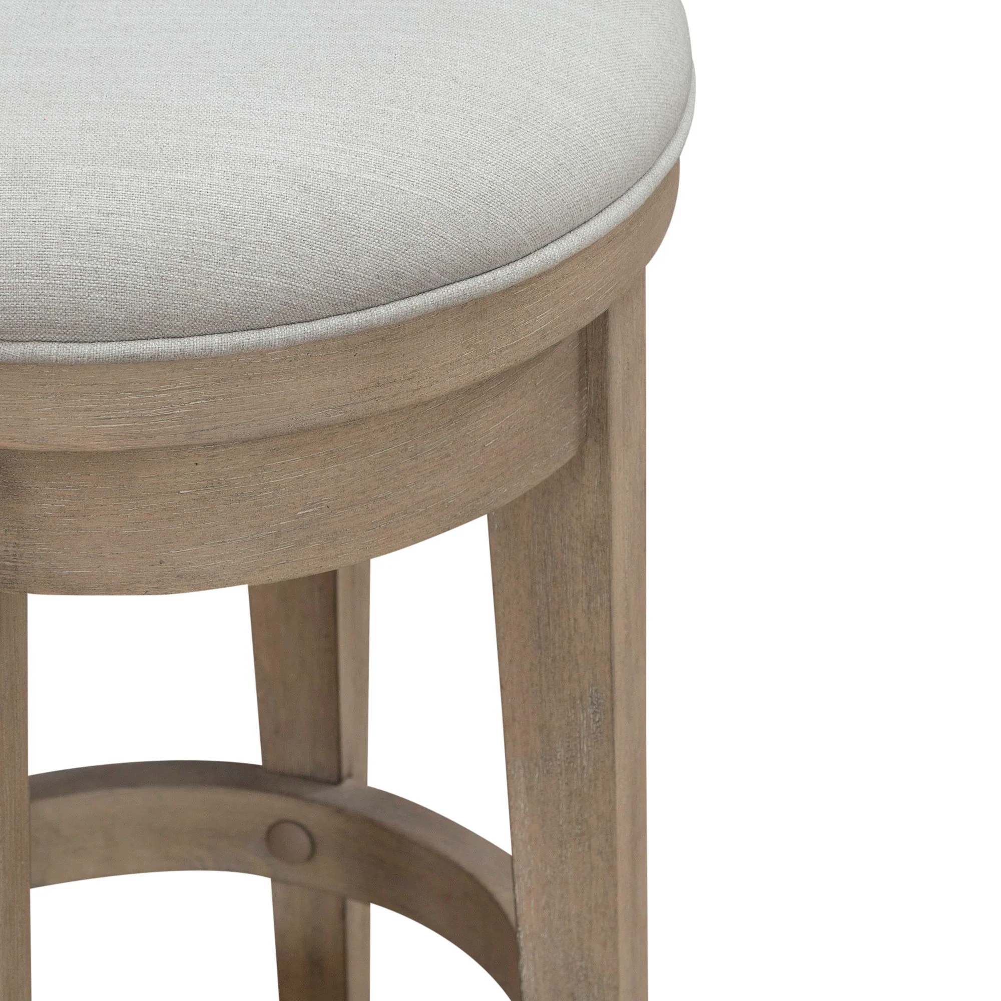Brentwood - Upholstered Swivel Console Stool - Sandstone - Image 3
