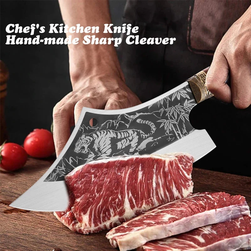 Fighter Tiger Stainless Steel Camping Knife - Image 2