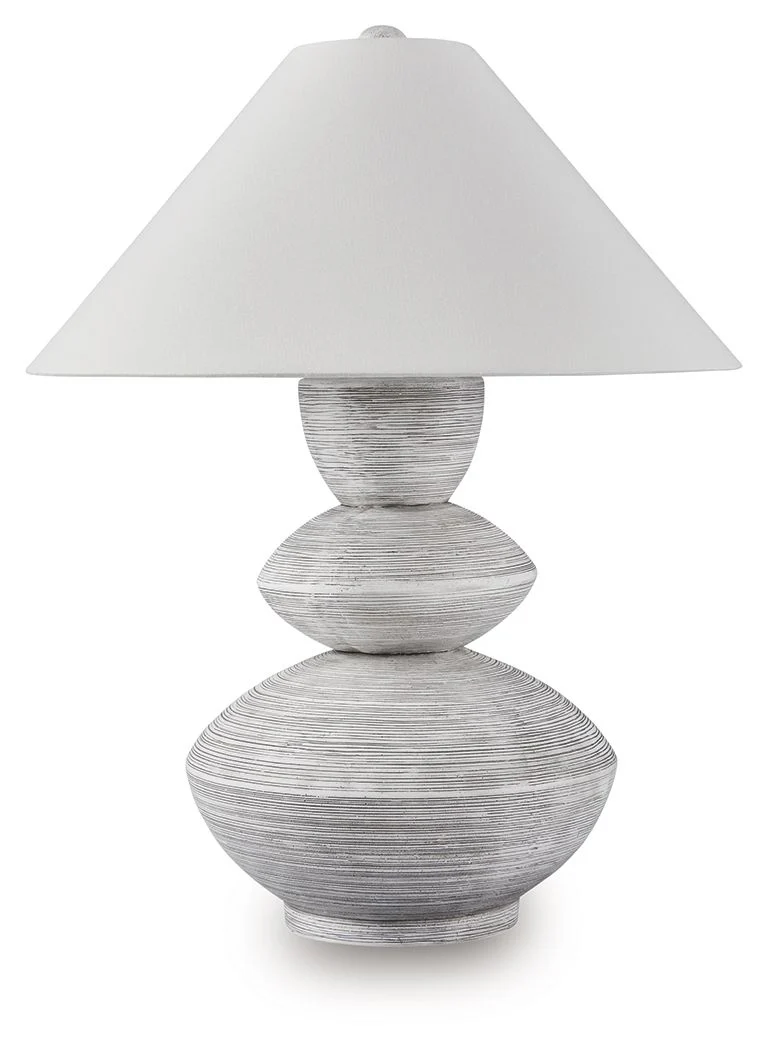 Brickdon – Poly Table Lamp – Distressed White