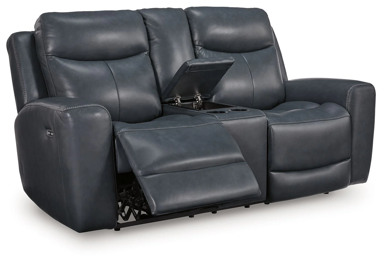 Next Move – Power Reclining Loveseat With Console / Adjustable Headrest