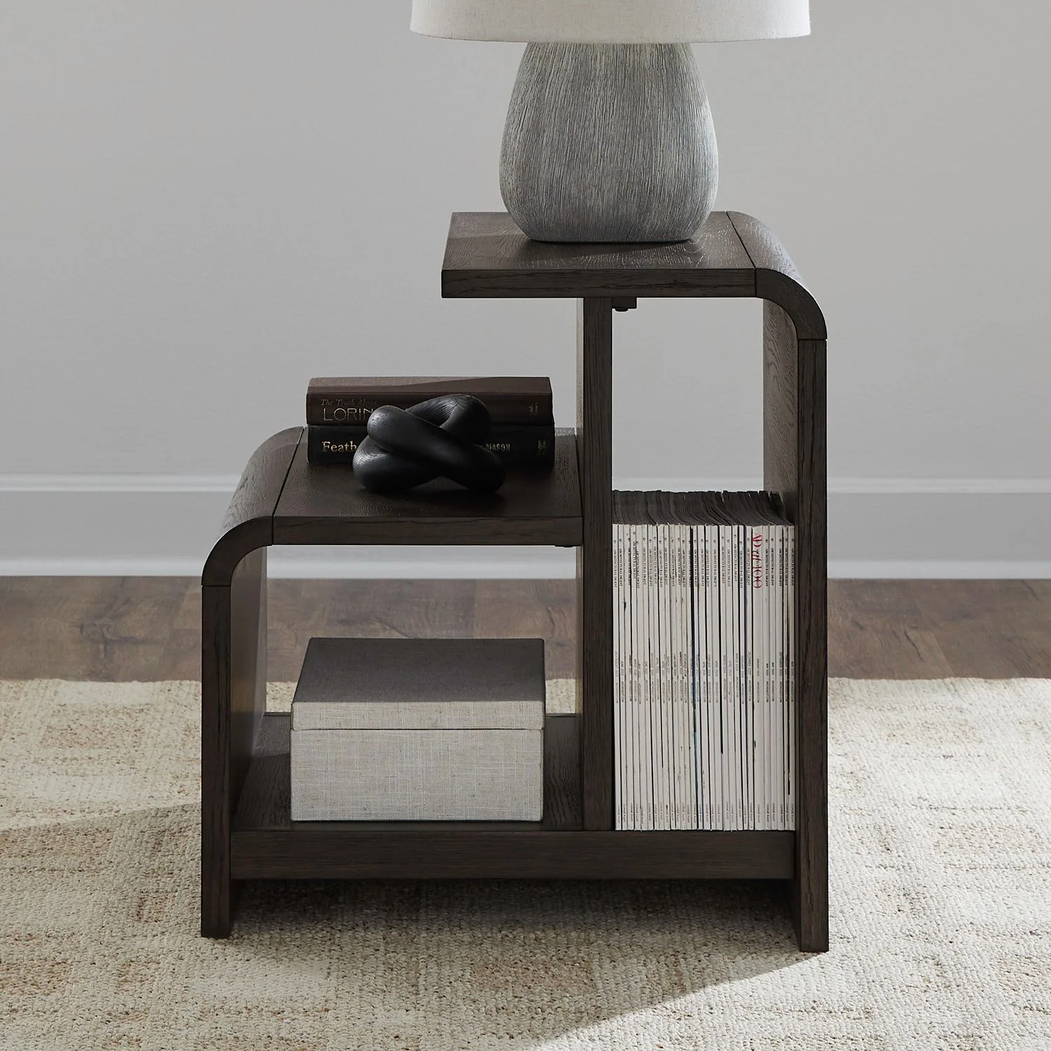Perspectives - End Table - Espresso - Image 1