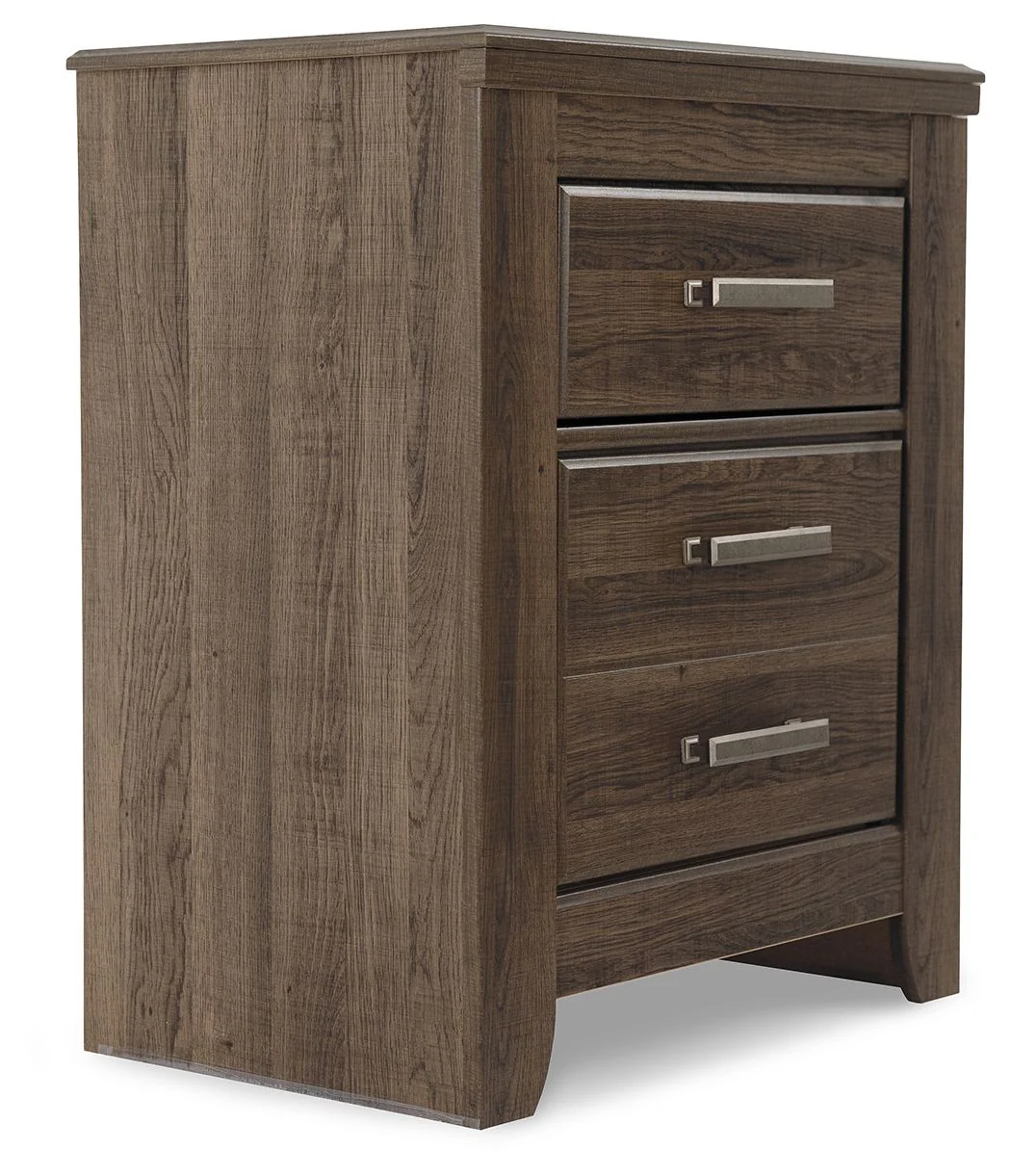 Juararo – Two Drawer Night Stand – Dark Brown