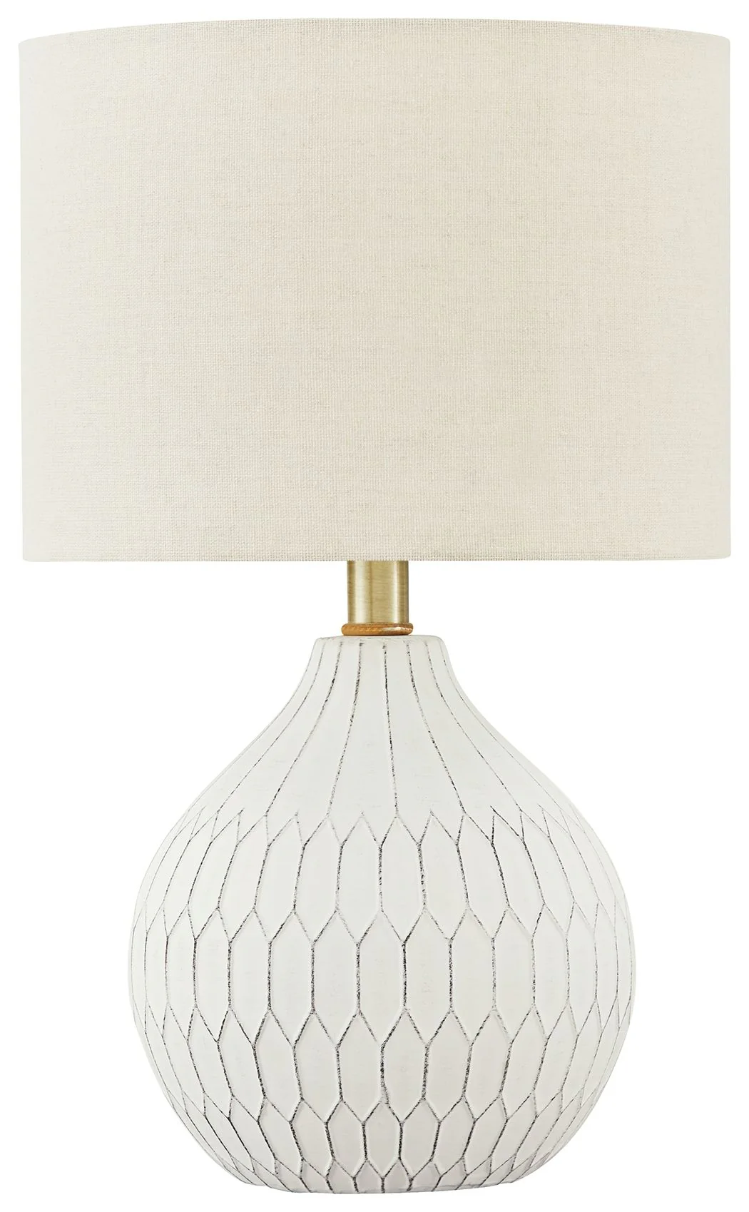 Wardmont - Ceramic Table Lamp  - White - Image 1