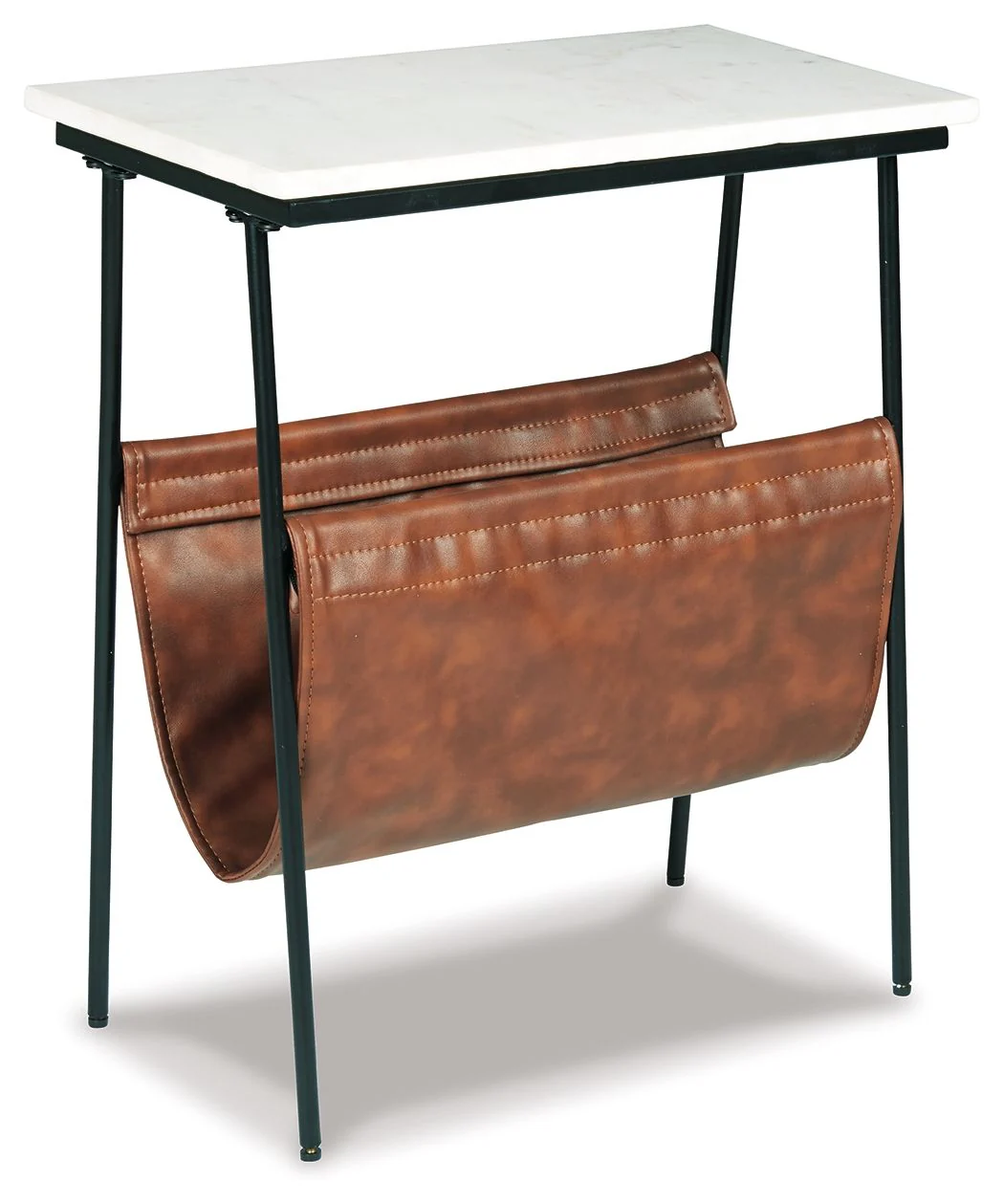 Etanbury – Accent Table – Brown / Black / White