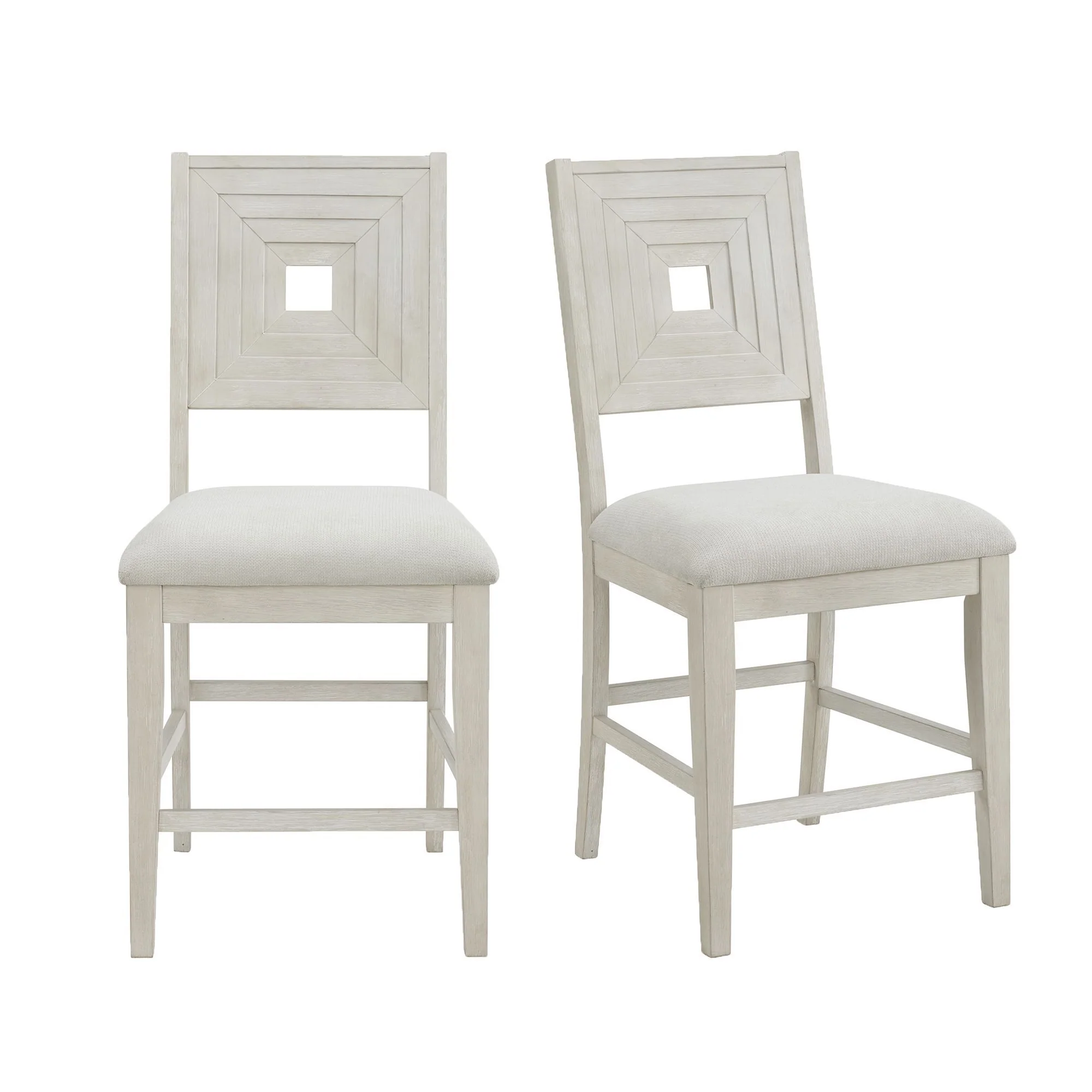 Avalanche – Counter Side Chair (Set of 2) – Antique White