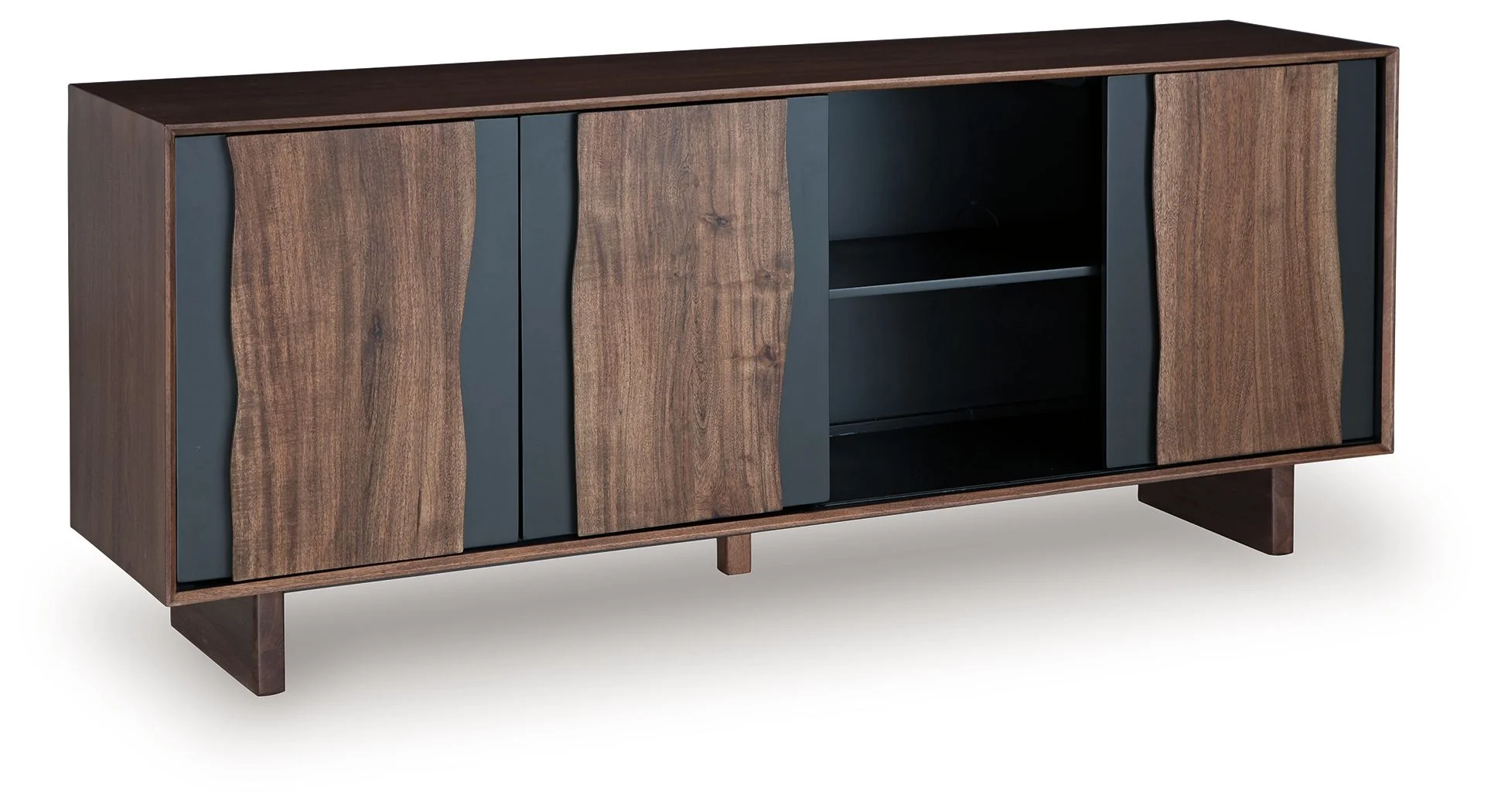 Welby – Accent Cabinet – Brown / Charcoal