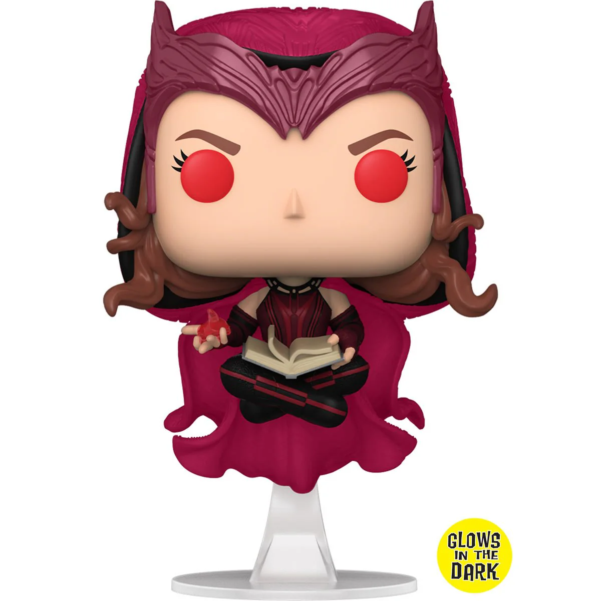 Funko Pop! Marvel: WandaVision - Scarlet Witch #823 Glow-in-the-Dark Entertainment Earth Exclusive - Image 1