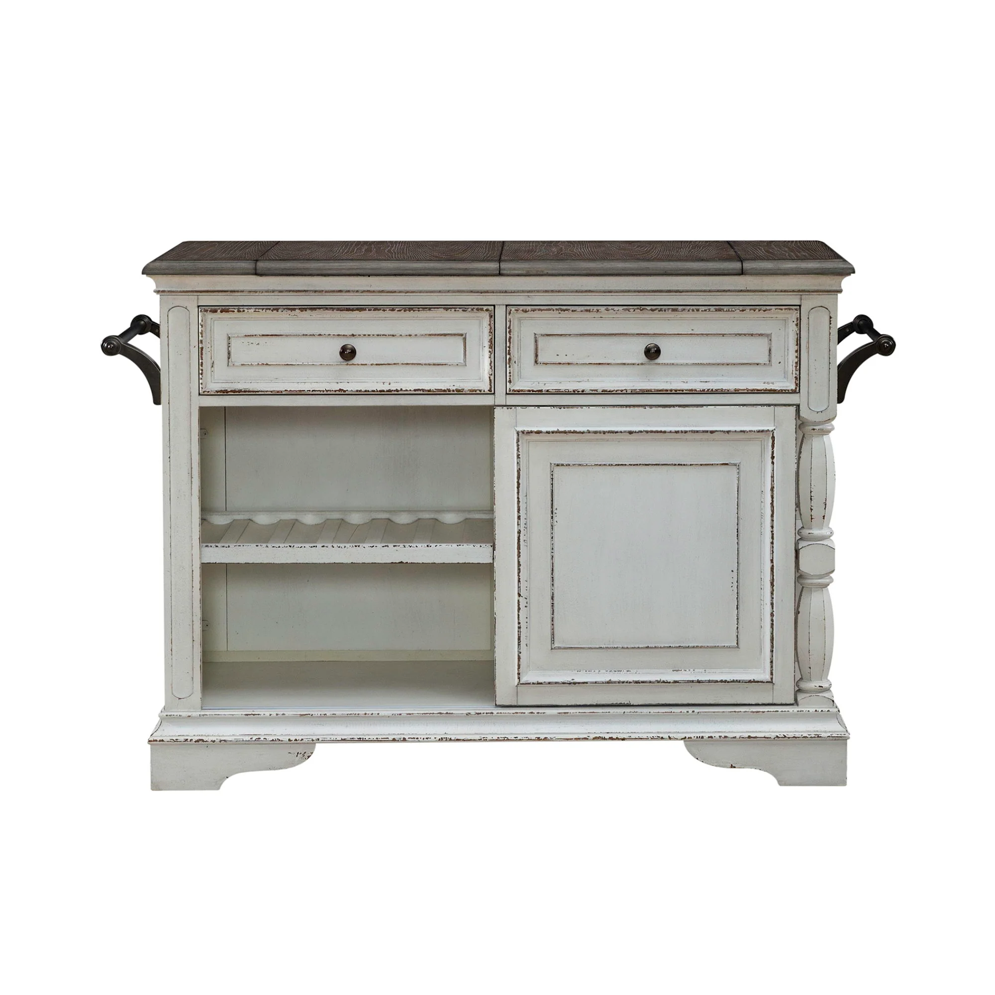 Magnolia Manor - Bar Cart - Antique White - Image 3