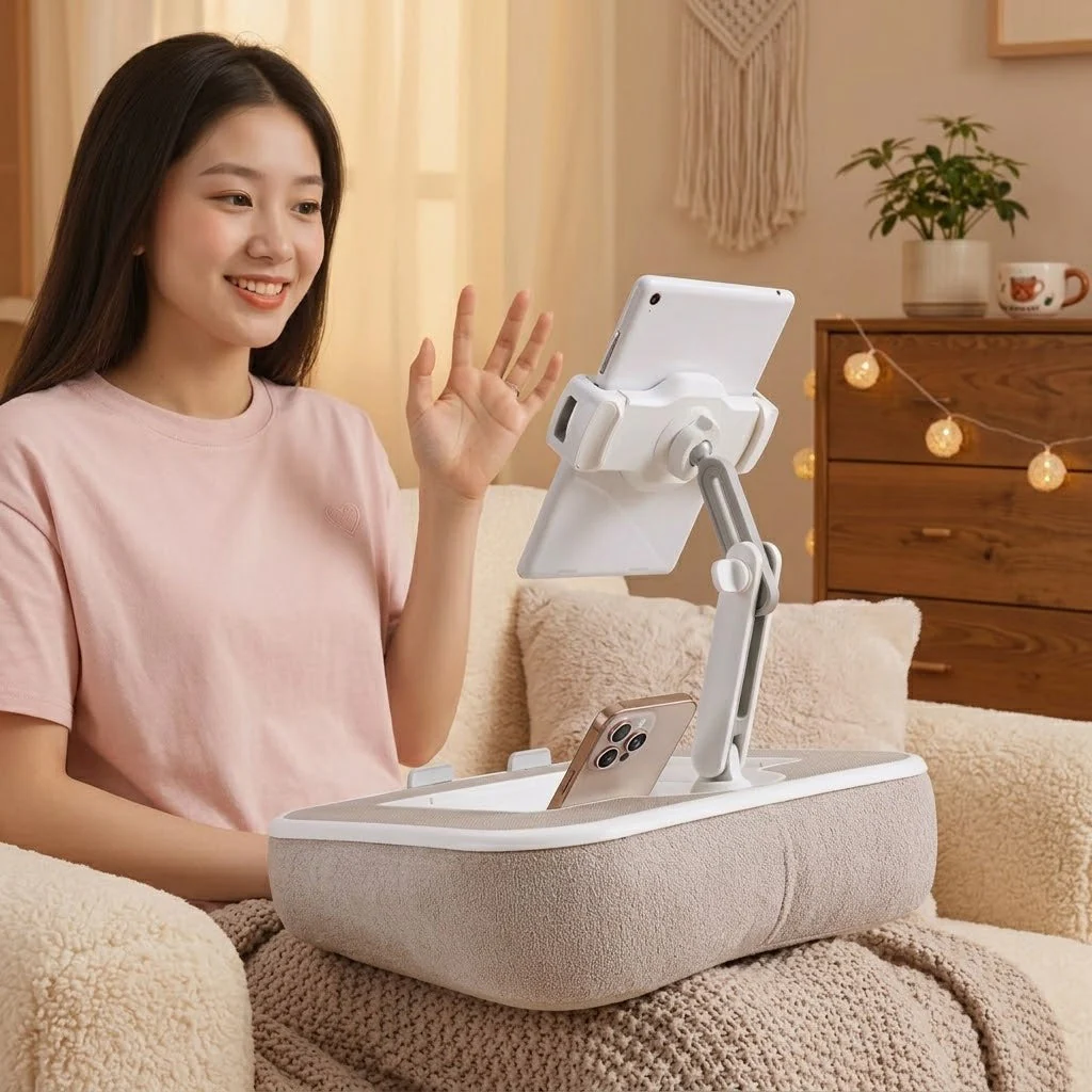 Work & Chill Rotating Tablet Pillow Desk - Image 2