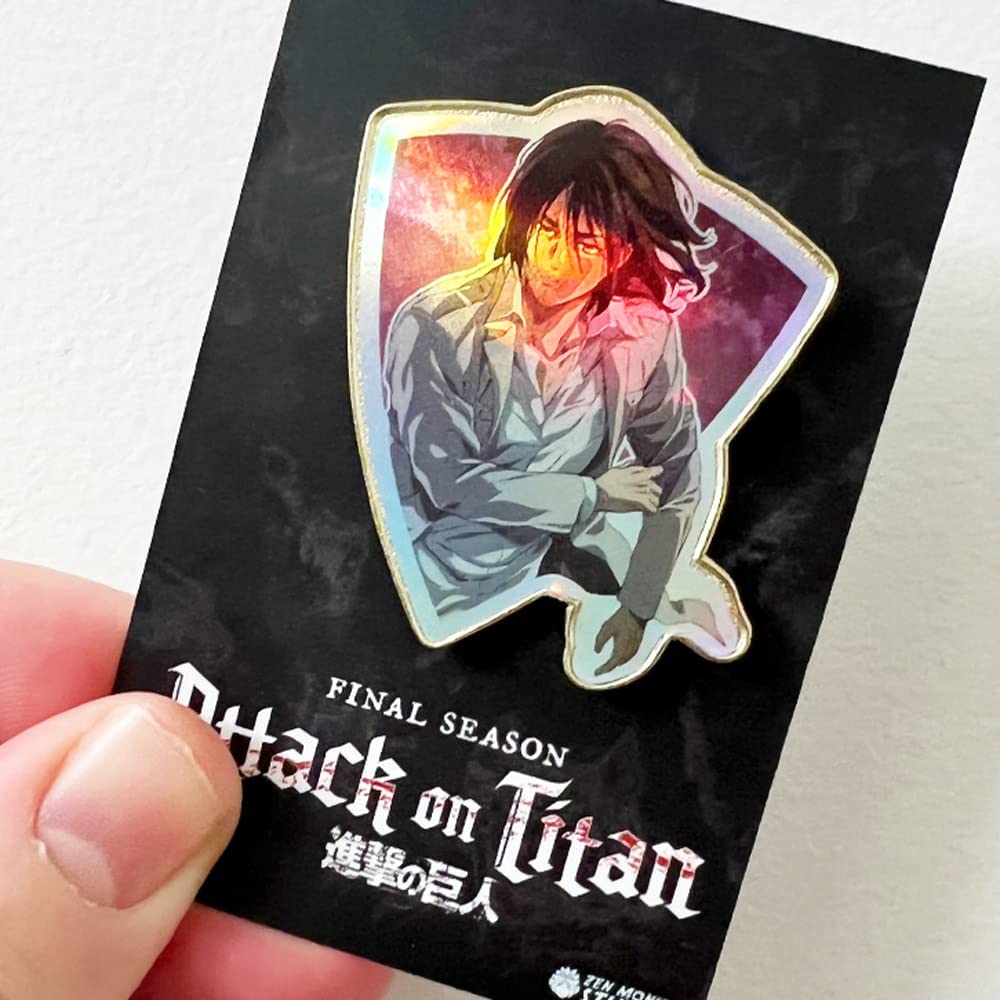 Eren Jaeger- Foil Shield Series - Attack on Titan Pin Zen Monkey Studios - Image 2