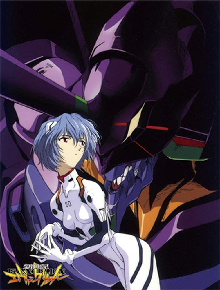 Evangelion – Rei With Eva 01 Sublimation Throw Blanket 60in By 46in