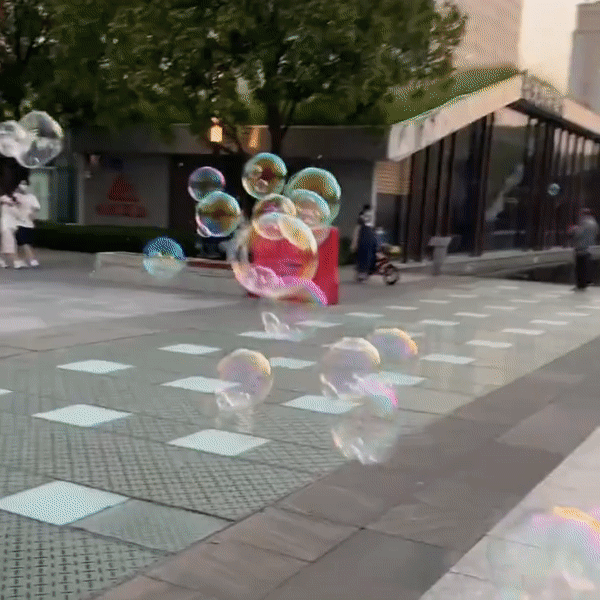 Automatic Flower Bubble Blower Machine Toy - Image 3