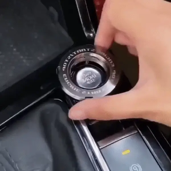 Rotating Metal Engine Start Button Cover - Image 3