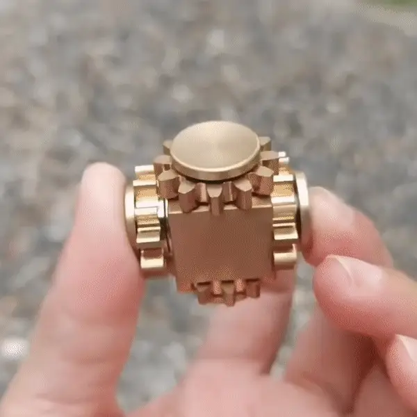 Metal Gear Cube Wheel Fidget Spinner - Image 3
