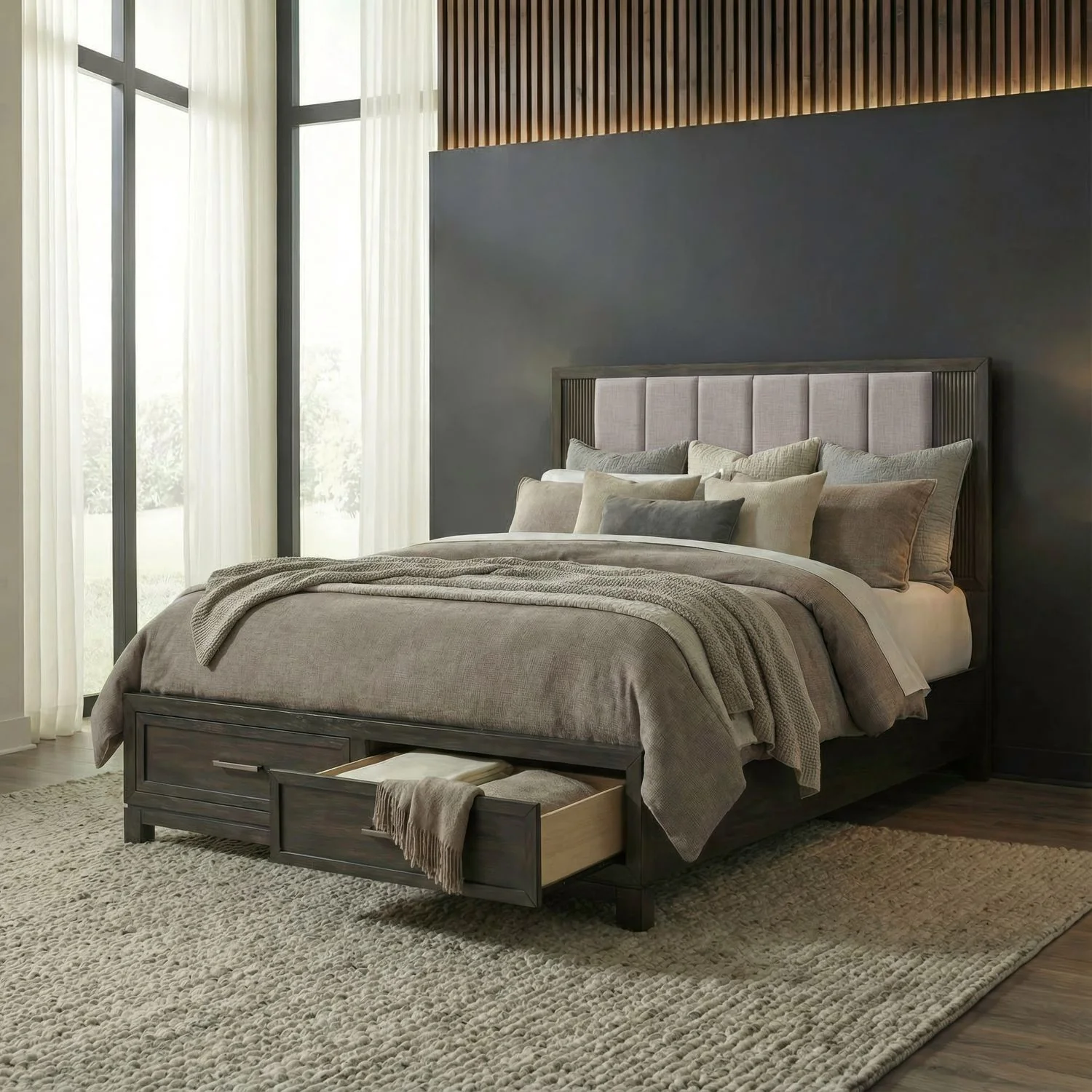 Modern Edge – Storage Bed