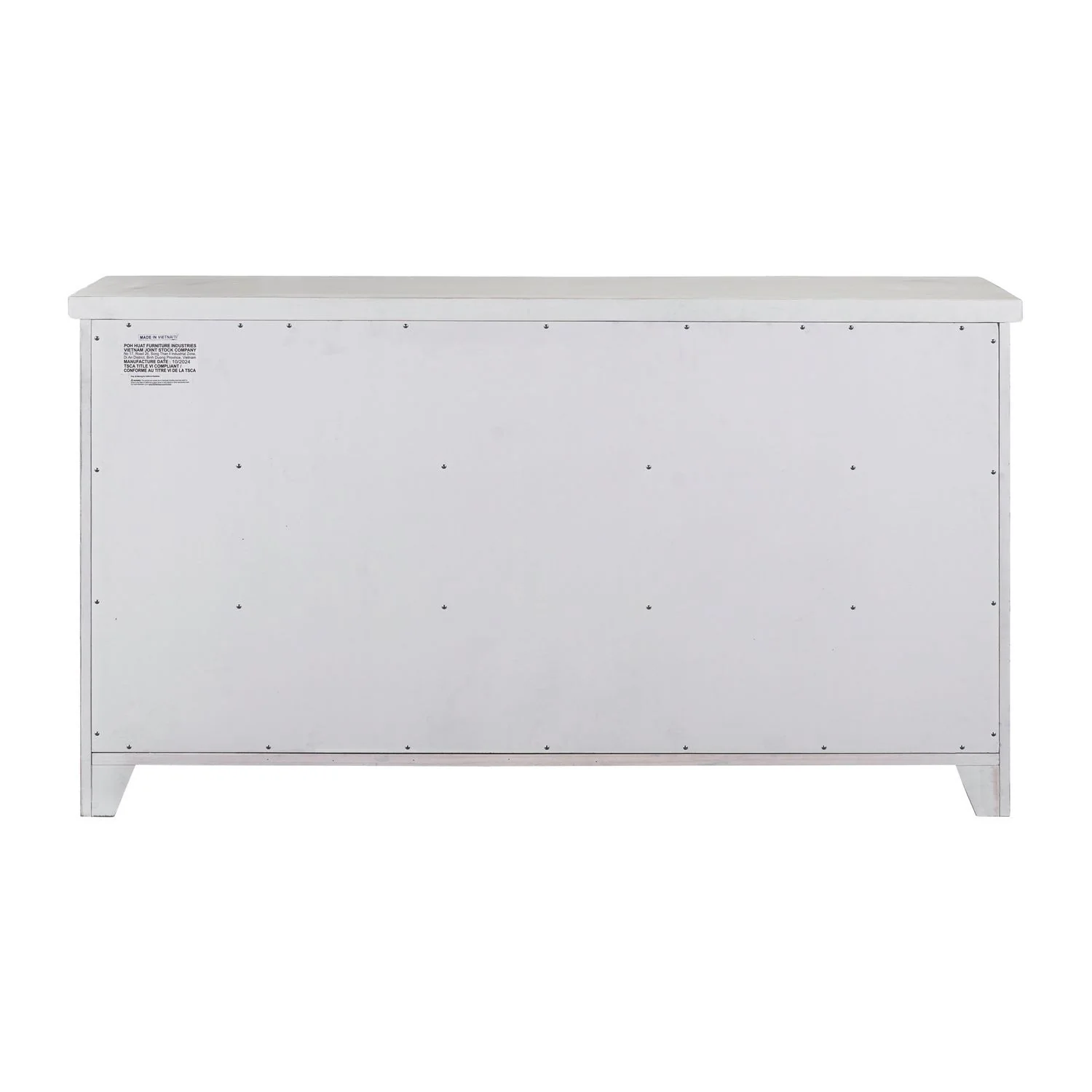 Backroads - 7 Drawer Dresser - Weathered White - Image 3