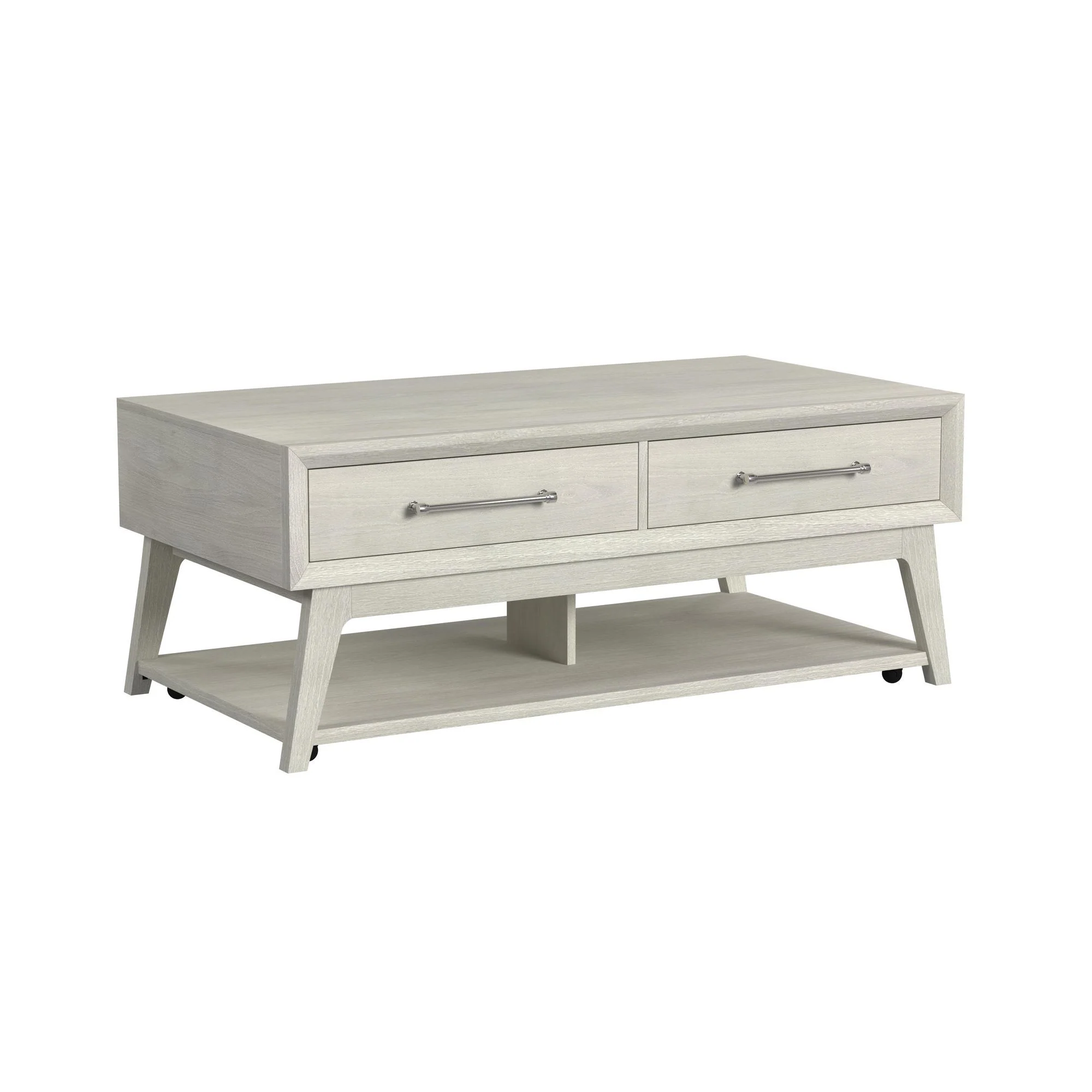 Westland – Coffee Table With Casters – Almond