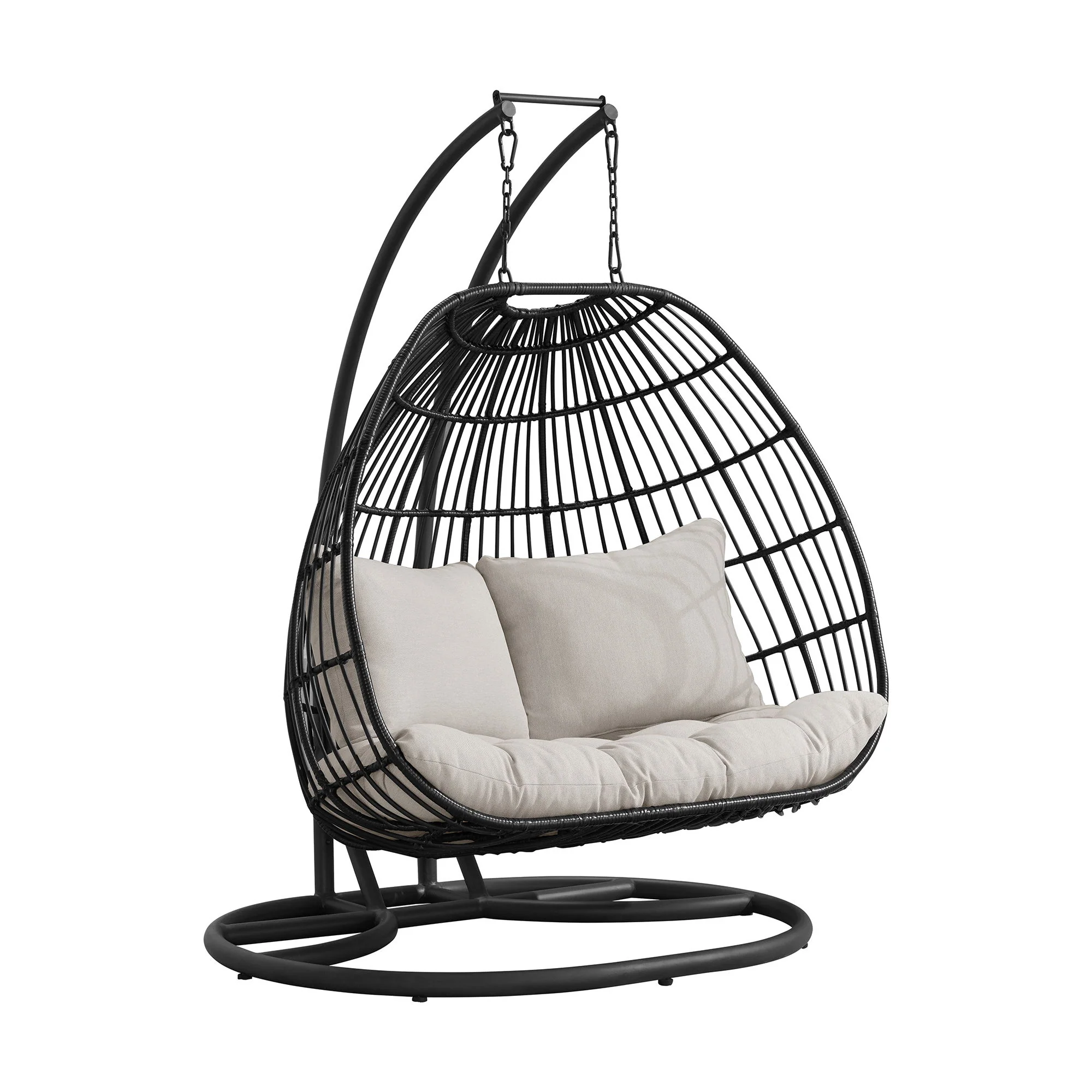 Playa – Double Swing Chair Only – Dark Gray