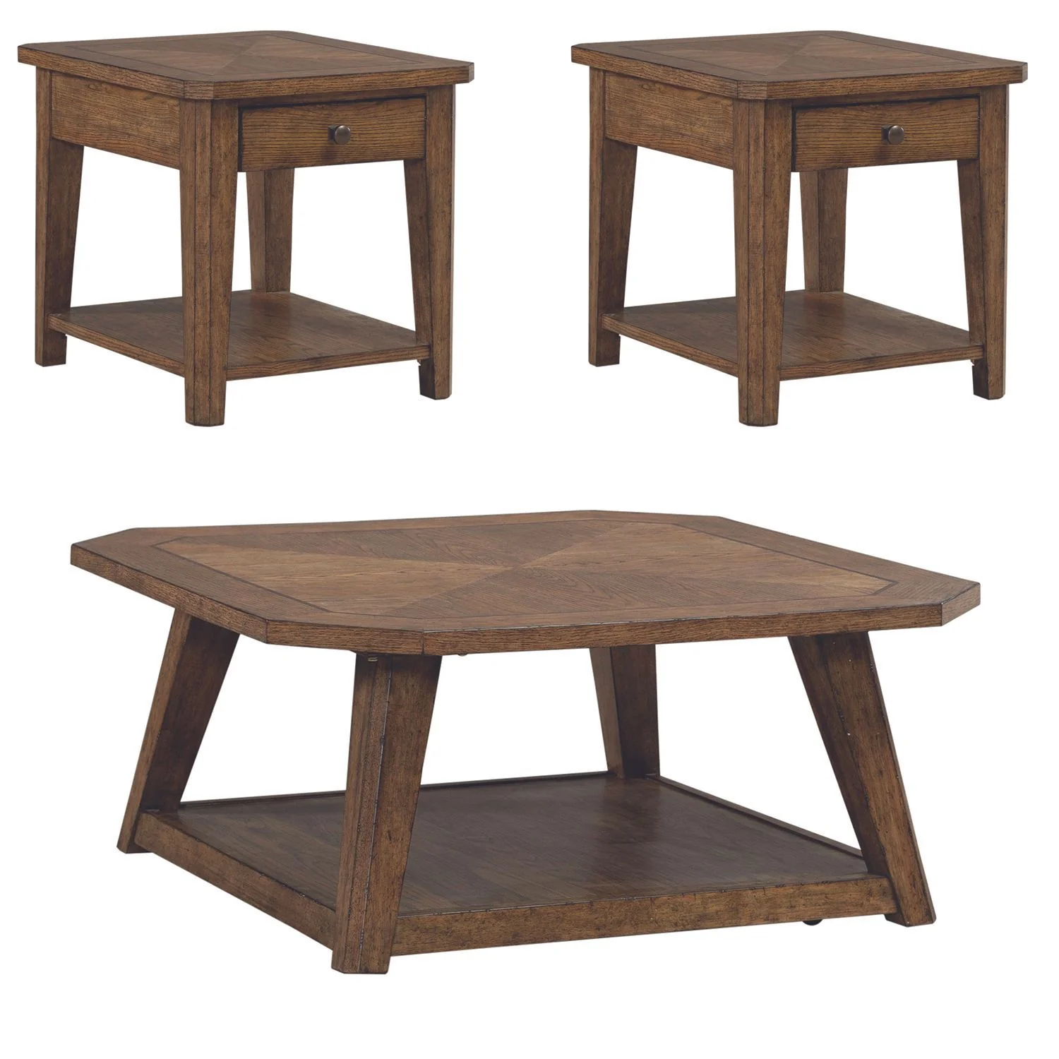 Carolina Park - 3 Piece Set - Amber Brown - Image 2