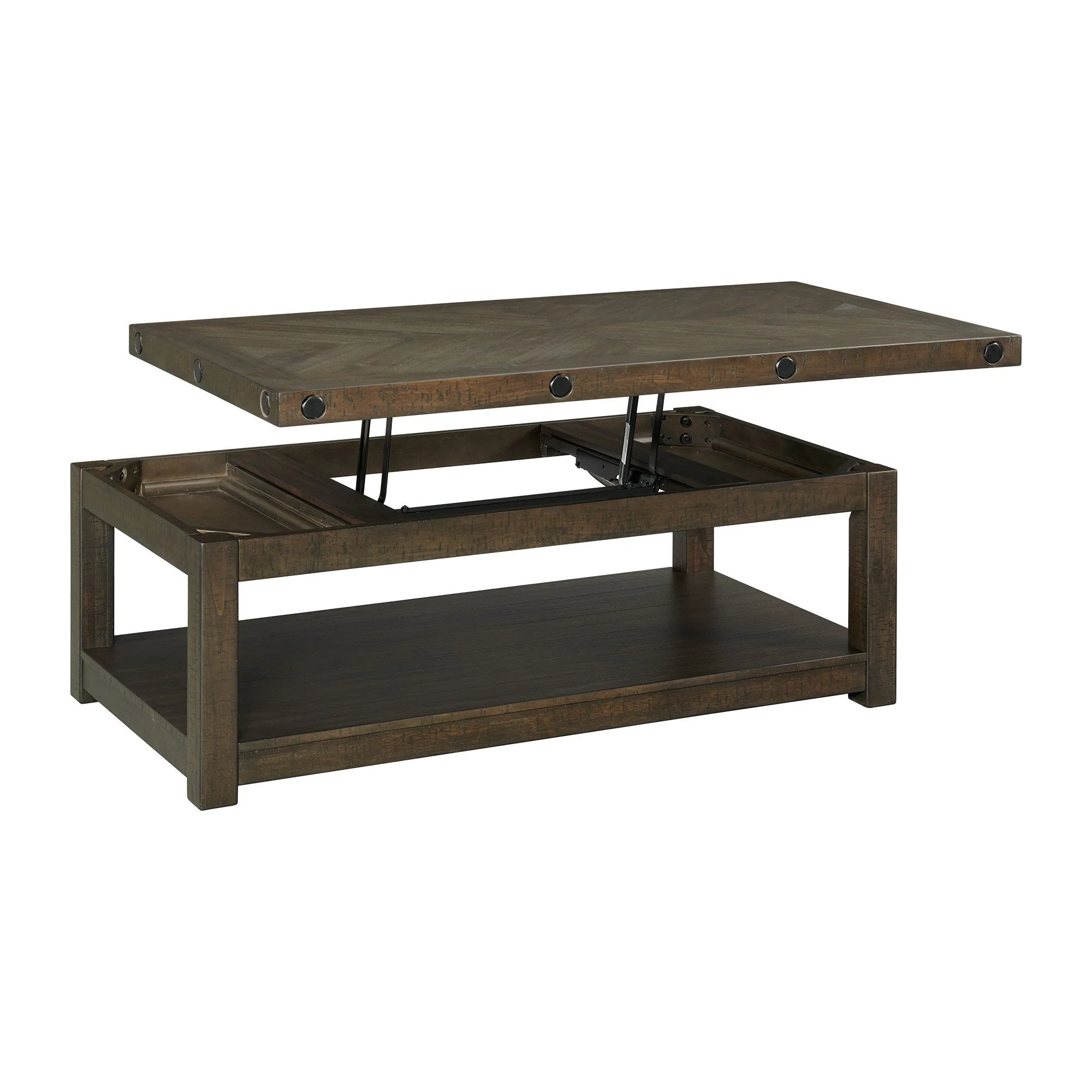 Colorado – Occasional Coffee Table With Lift Top – Charcoal