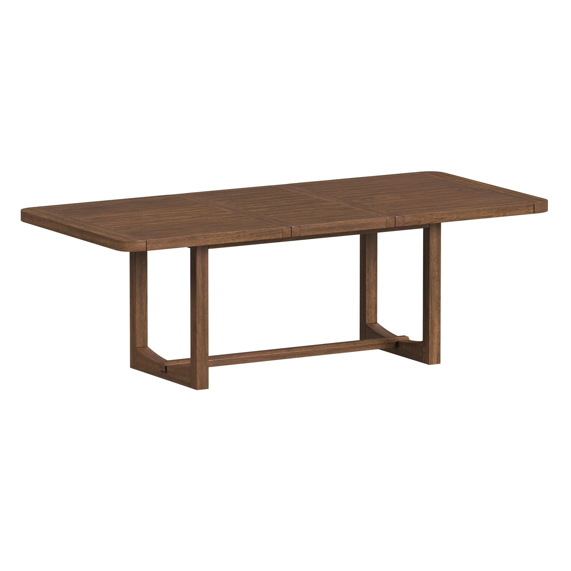 Glinda – Dining Table With 18″ Leaf – Brown