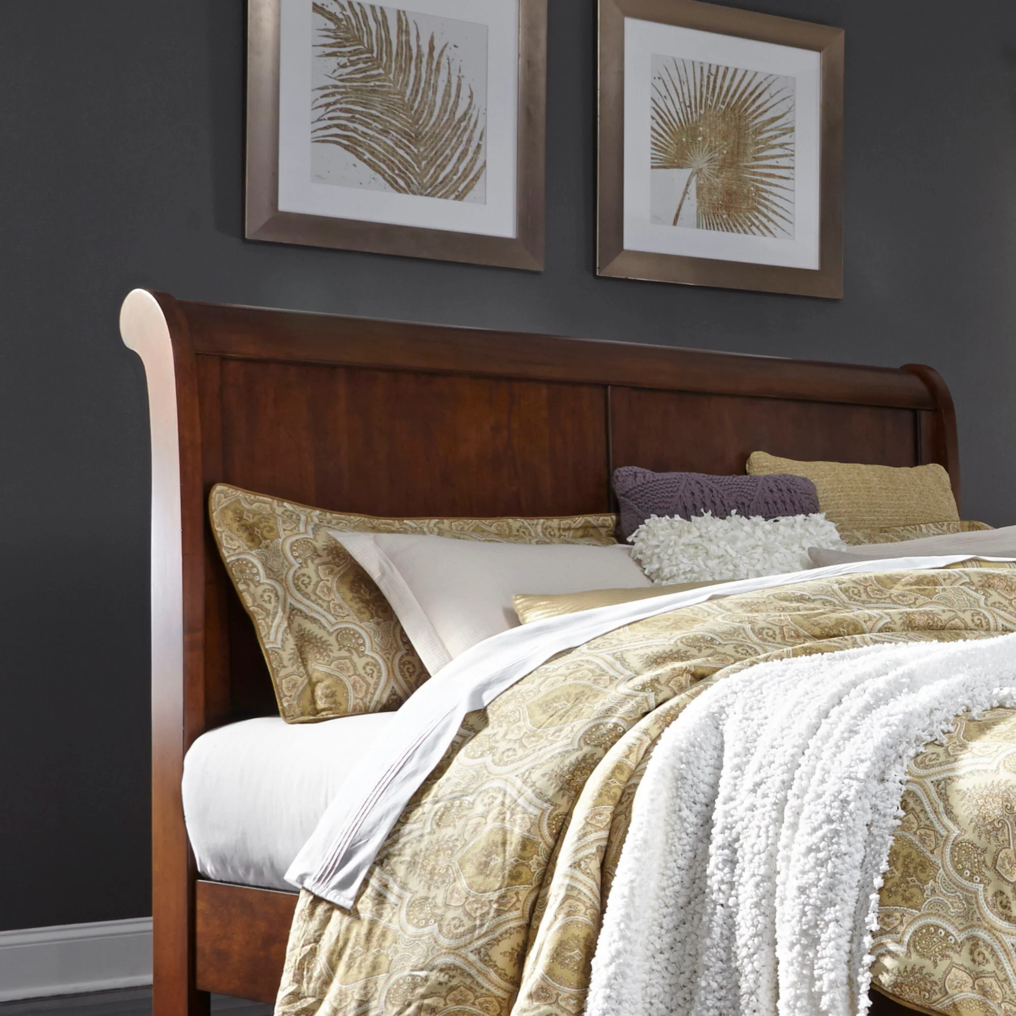 Rustic Traditions - Sleigh Headboard - Image 1