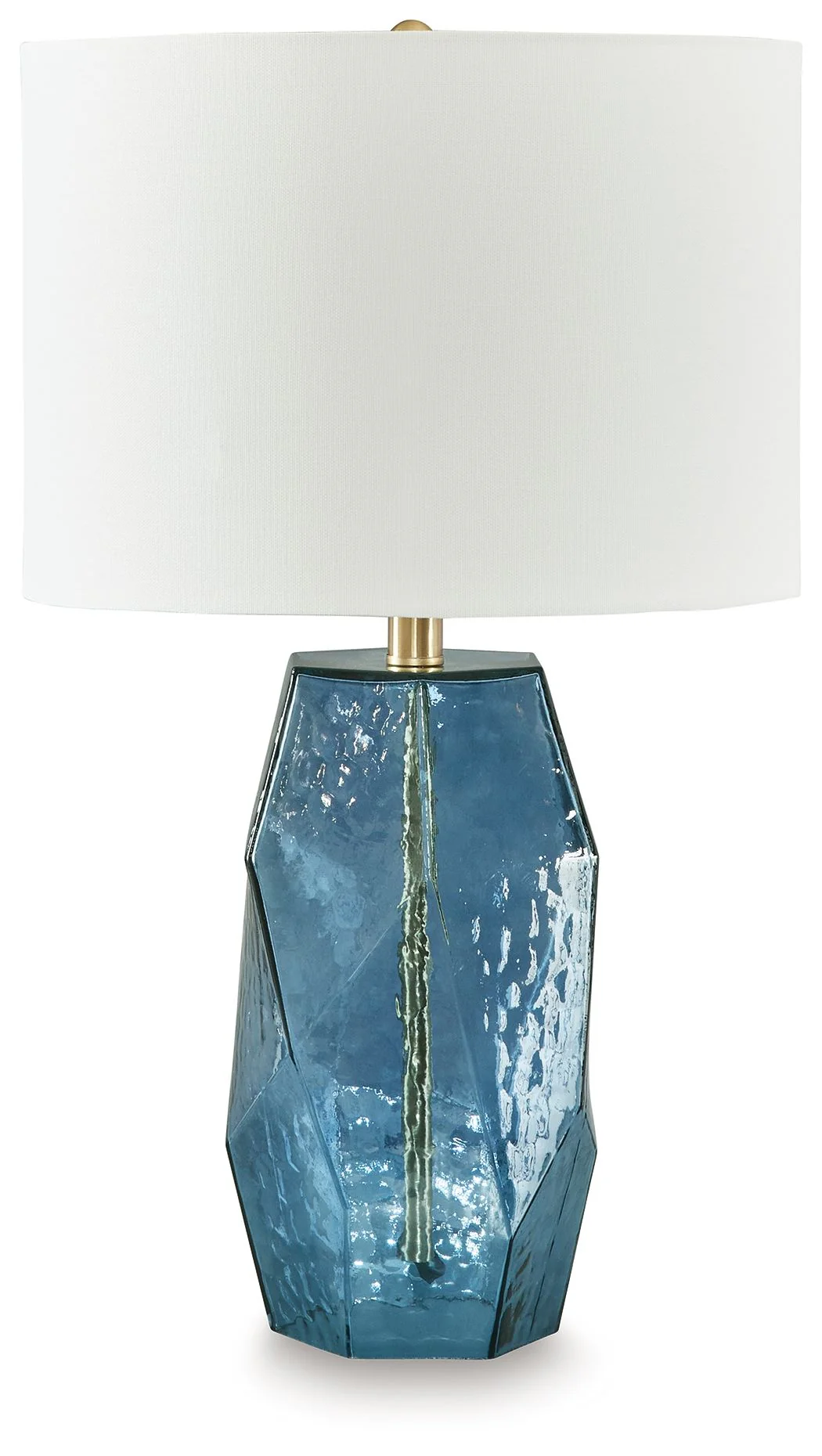 Tallow - Glass Table Lamp - Blue - Image 1