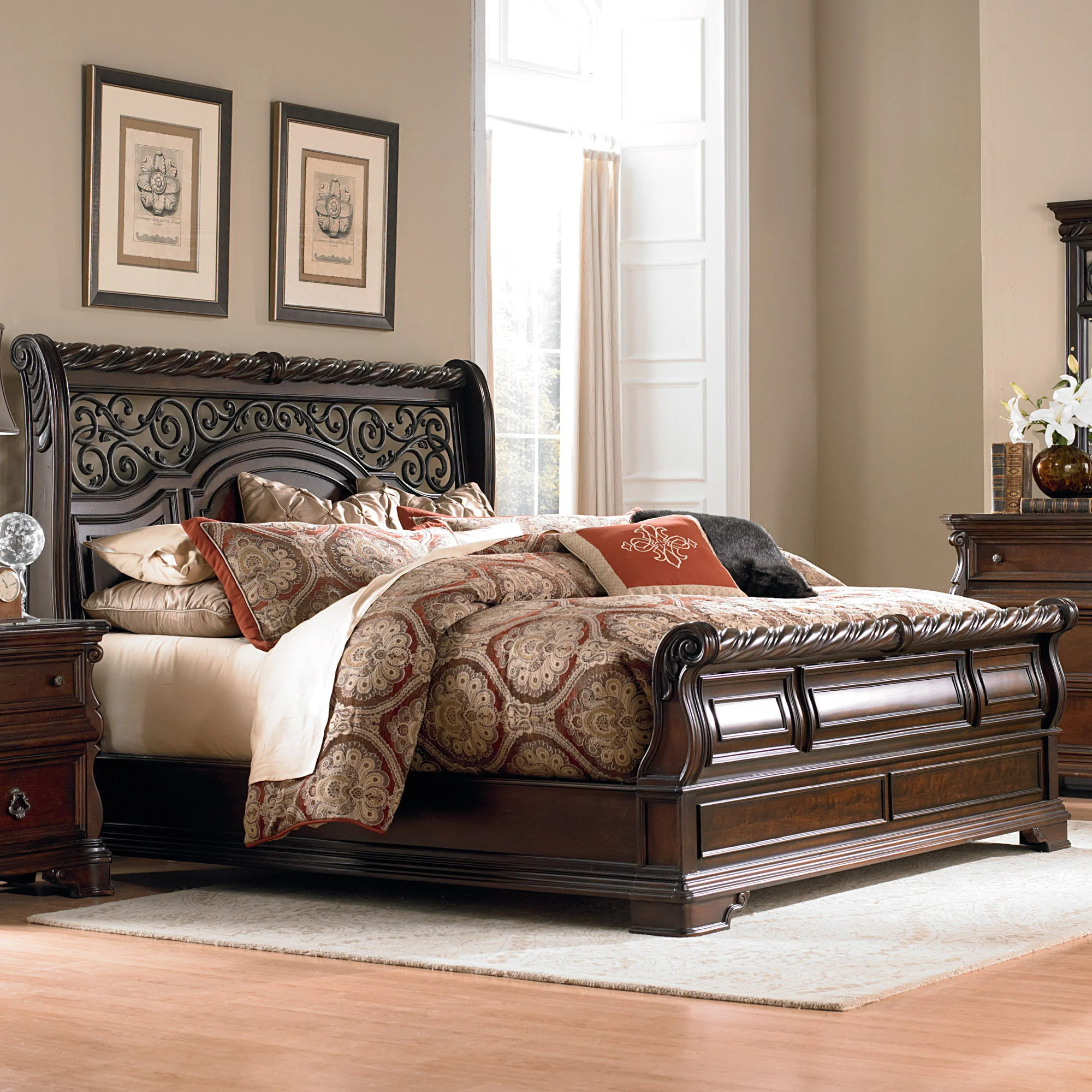 Arbor Place - Sleigh Bed - Image 1