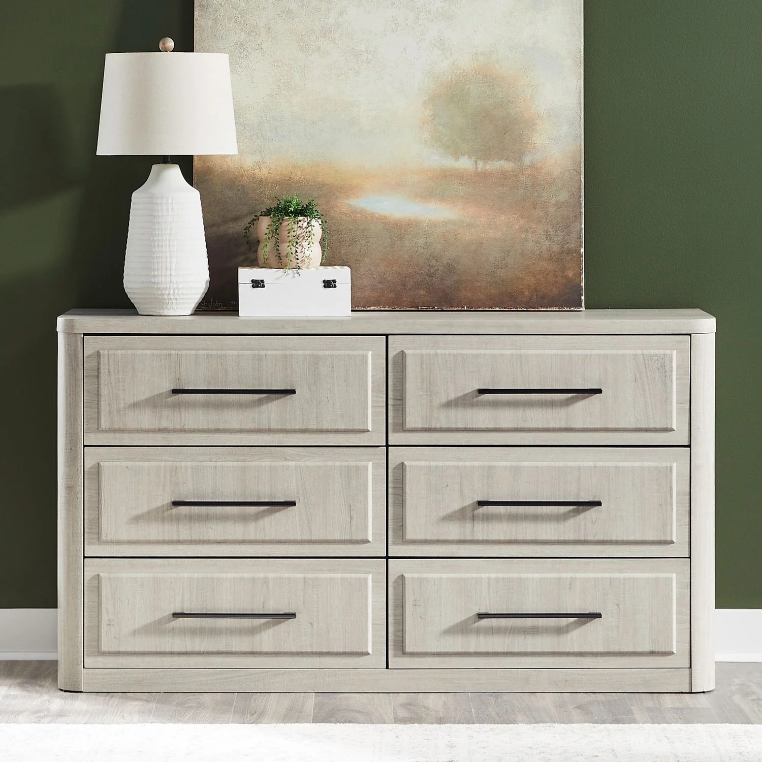 Modern Play - 6 Drawer Dresser - Natural White - Image 1