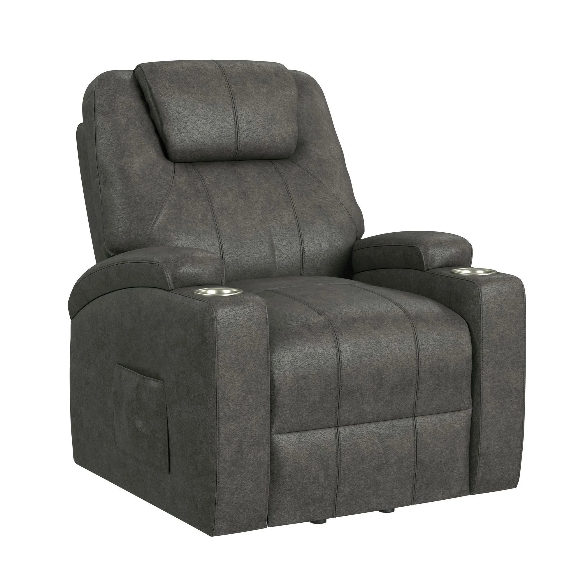 Kenmore – P1 Lift Chair With Heat Massage – Simba Dark Gray
