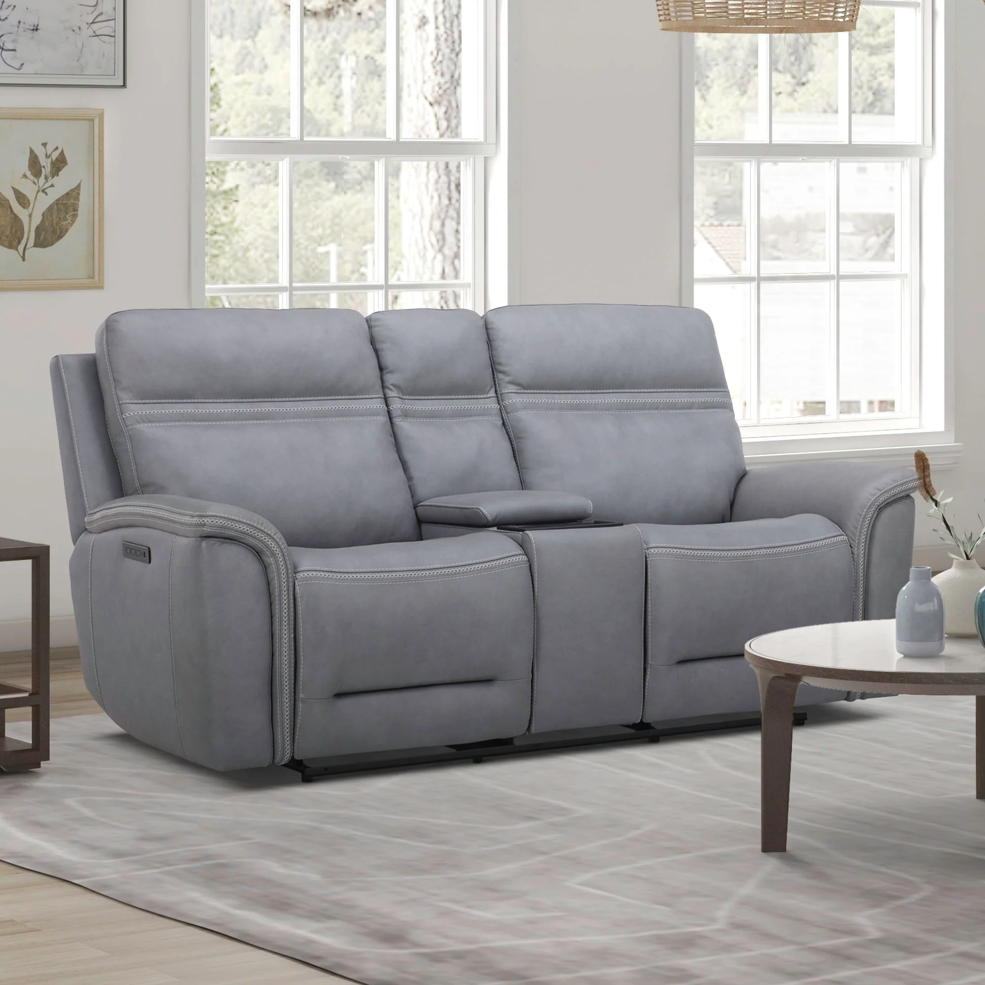 Cooper - Loveseat With Console P3 & Zg - Image 1