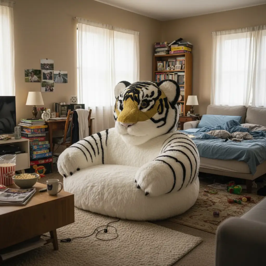 Giant Tiger Cozy Lounge Chair - Image 2