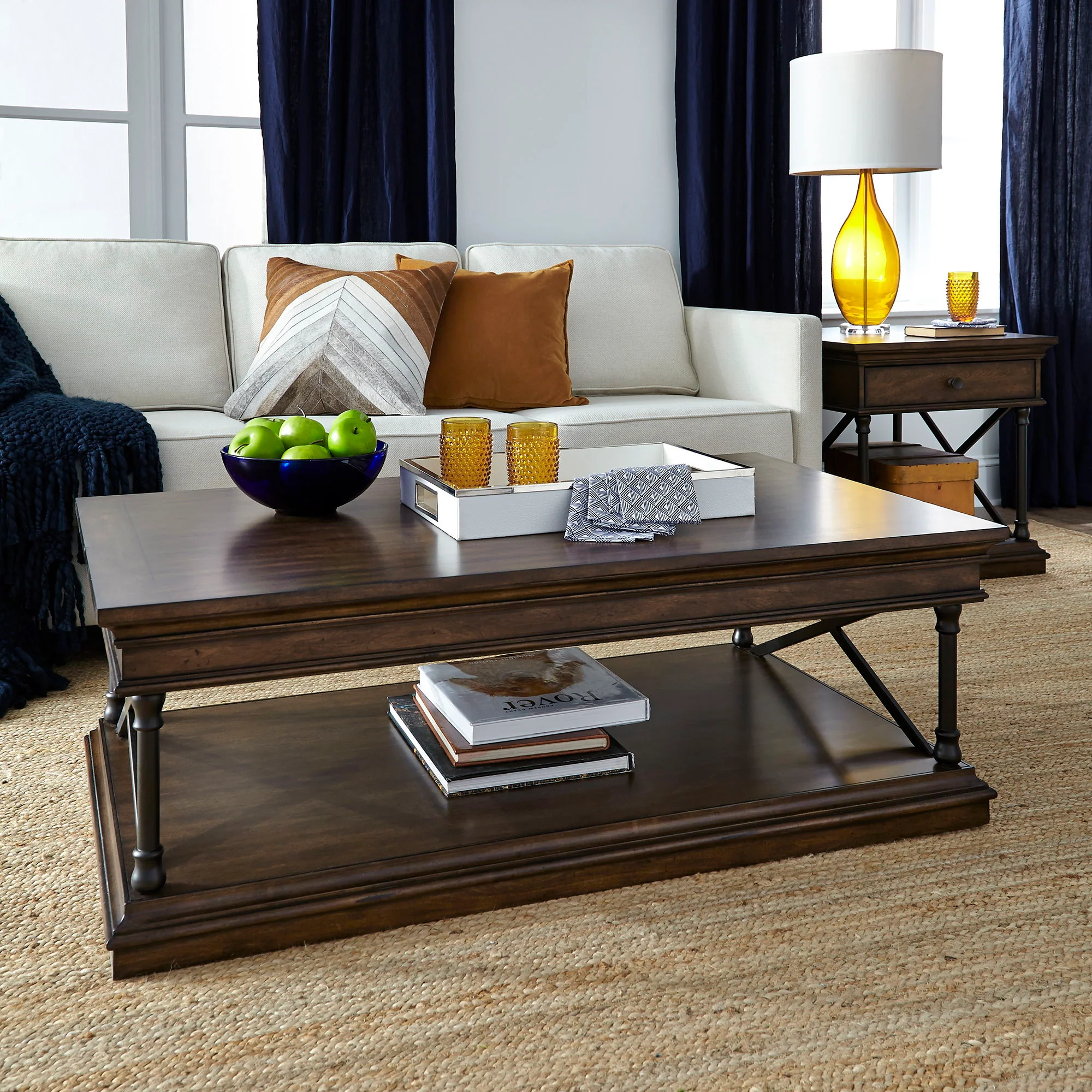 Tribeca - 3 Piece Table Set - Cordovian Brown - Image 1