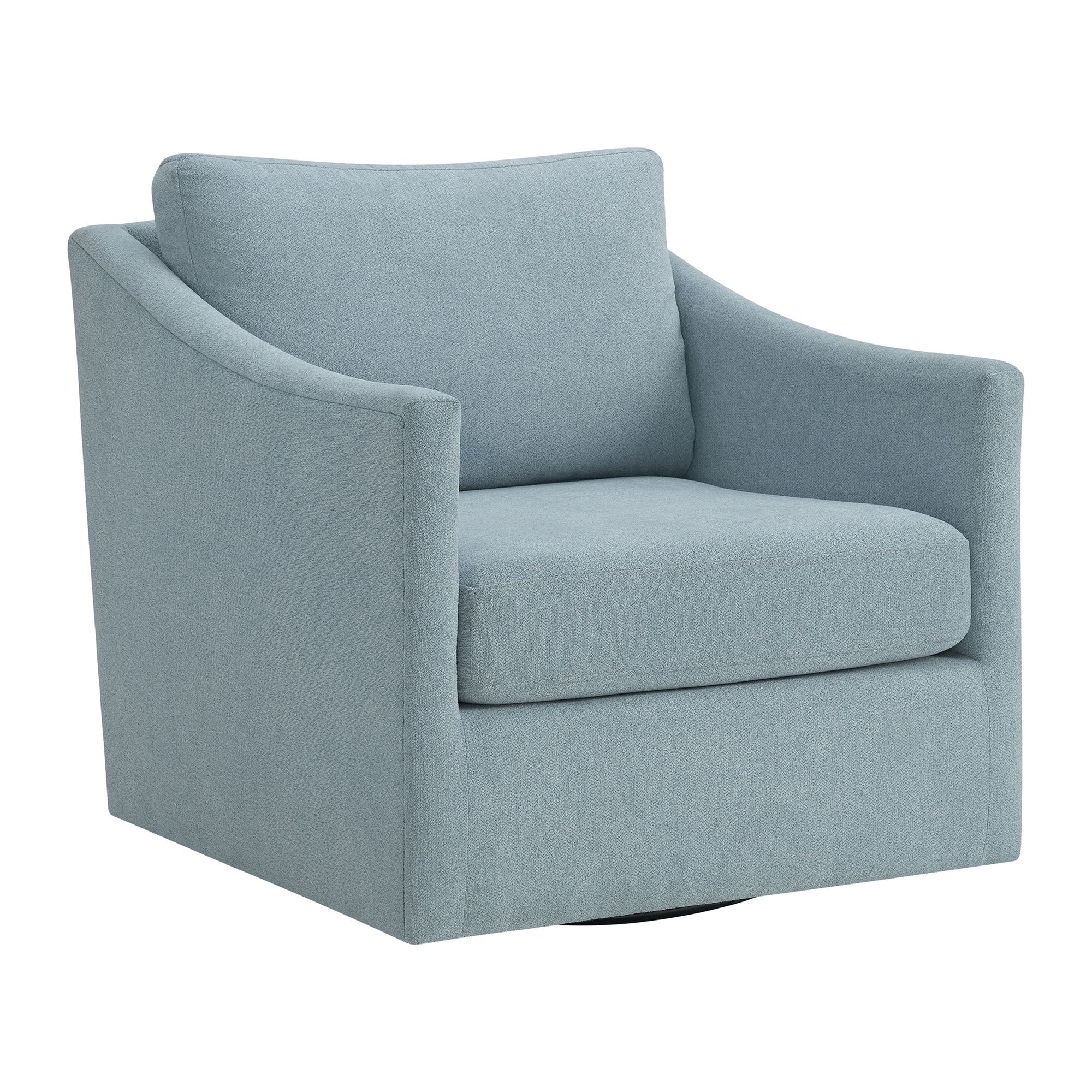 Acacia – Swivel Chair – Freya Light Blue